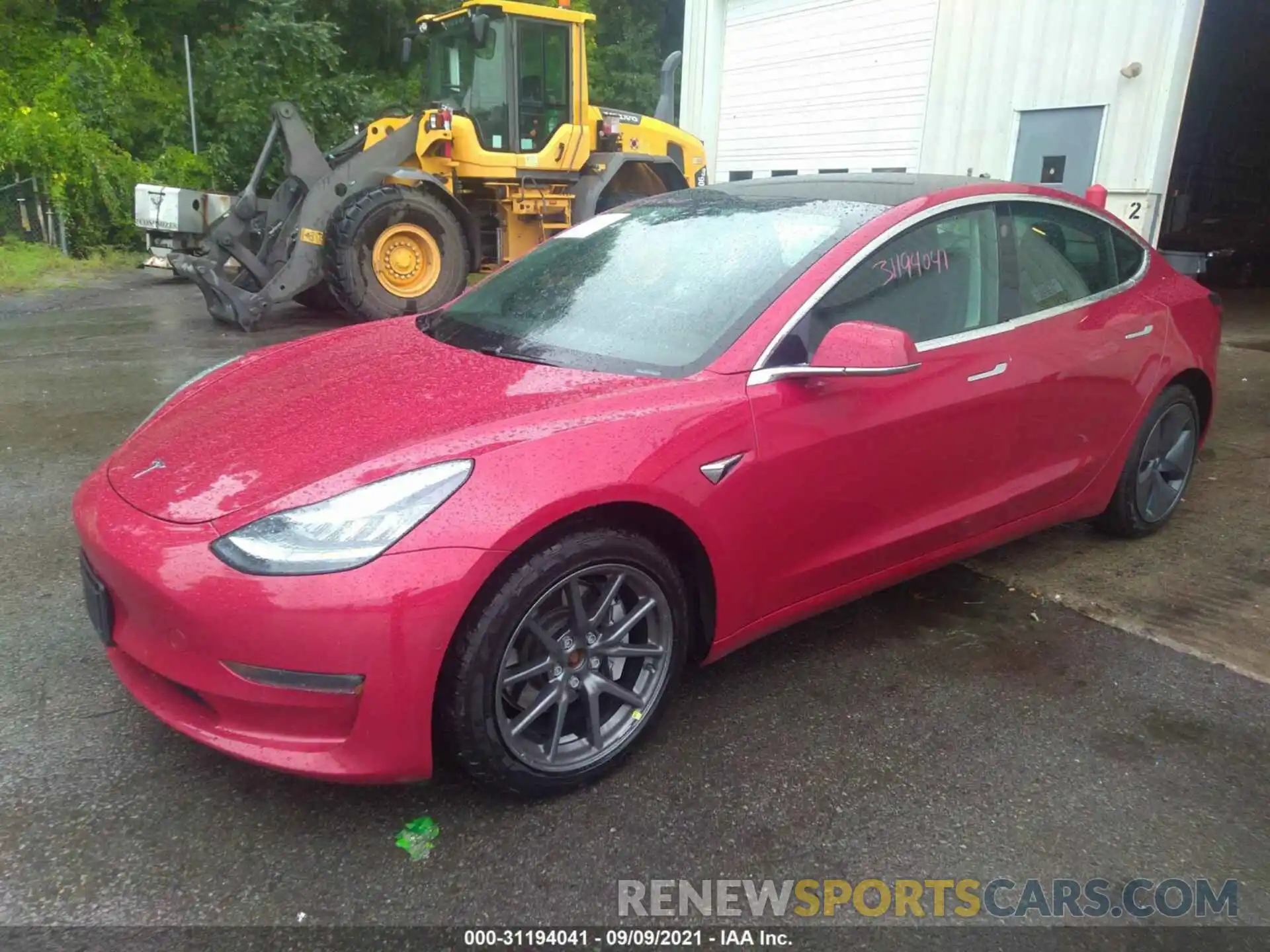 2 Фотография поврежденного автомобиля 5YJ3E1EB3KF418197 TESLA MODEL 3 2019