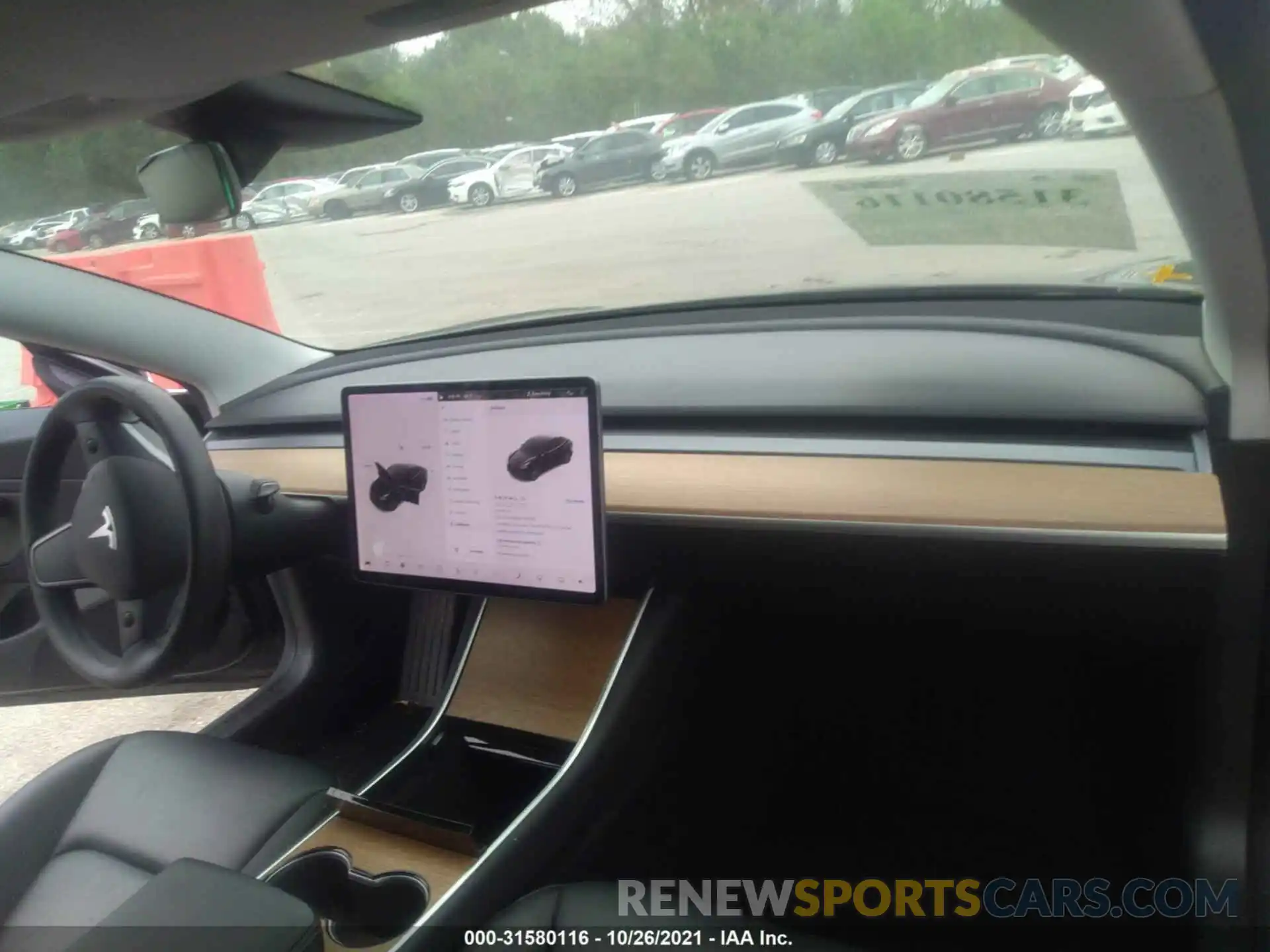 8 Photograph of a damaged car 5YJ3E1EB3KF432326 TESLA MODEL 3 2019