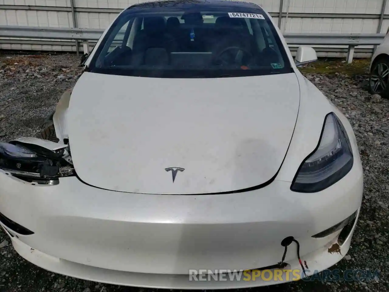 7 Photograph of a damaged car 5YJ3E1EB3KF448090 TESLA MODEL 3 2019