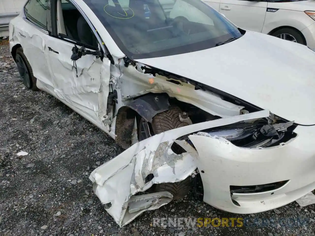 9 Photograph of a damaged car 5YJ3E1EB3KF448090 TESLA MODEL 3 2019