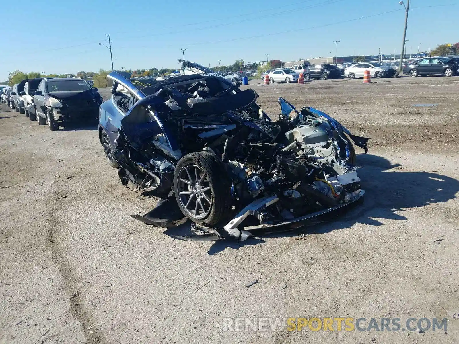 1 Photograph of a damaged car 5YJ3E1EB3KF452611 TESLA MODEL 3 2019