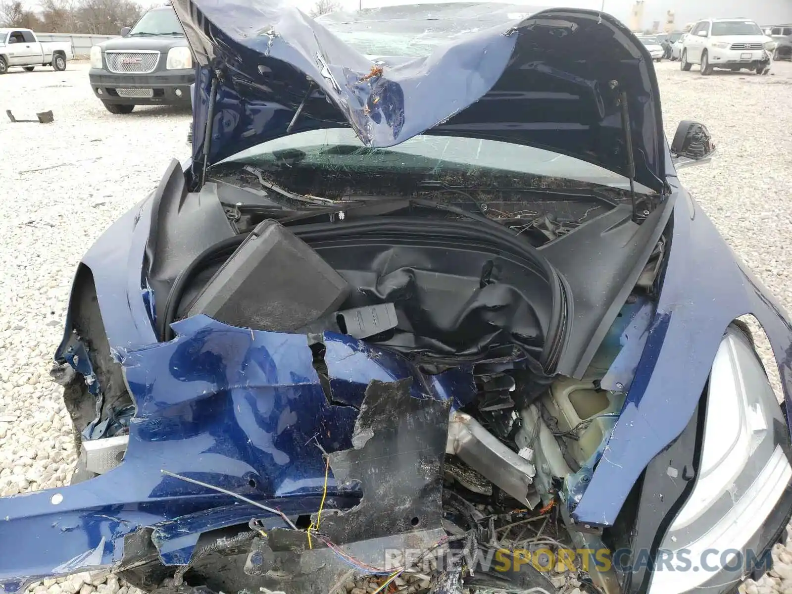 7 Photograph of a damaged car 5YJ3E1EB3KF452883 TESLA MODEL 3 2019
