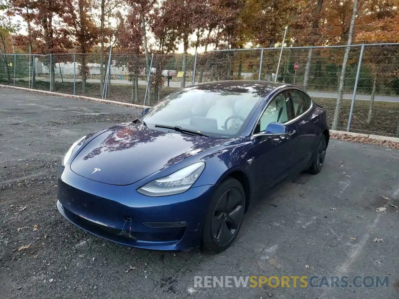 2 Фотография поврежденного автомобиля 5YJ3E1EB3KF477508 TESLA MODEL 3 2019