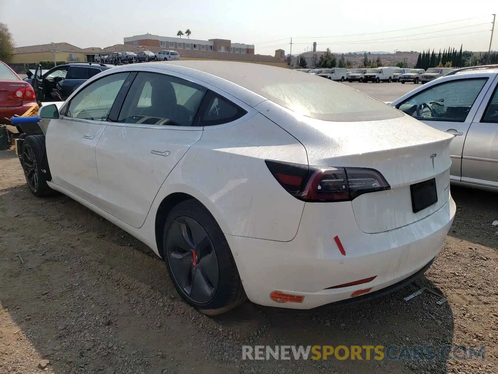 3 Photograph of a damaged car 5YJ3E1EB3KF511060 TESLA MODEL 3 2019