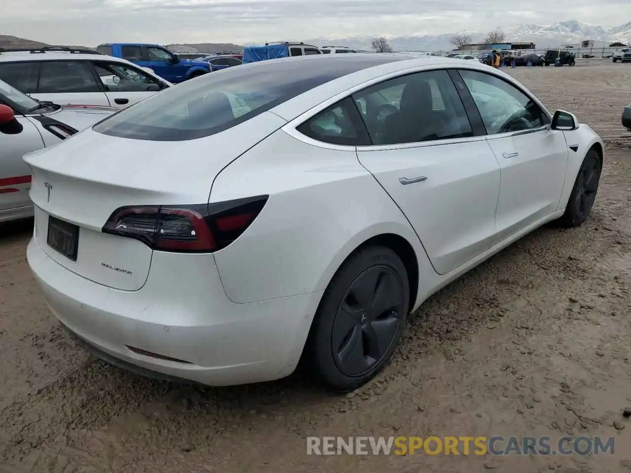 3 Photograph of a damaged car 5YJ3E1EB3KF511303 TESLA MODEL 3 2019