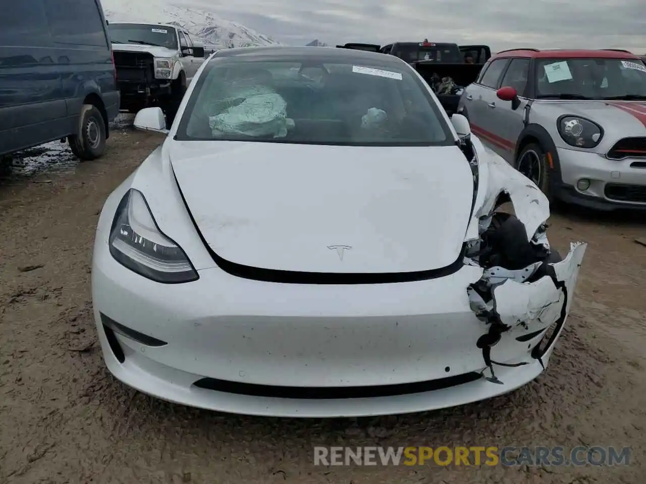 5 Photograph of a damaged car 5YJ3E1EB3KF511303 TESLA MODEL 3 2019