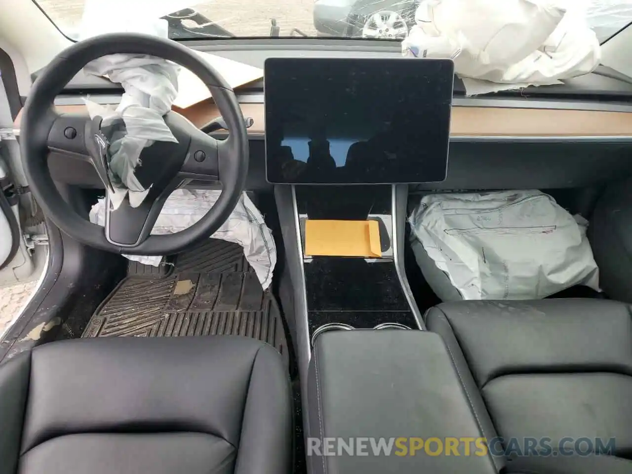 8 Photograph of a damaged car 5YJ3E1EB3KF511303 TESLA MODEL 3 2019