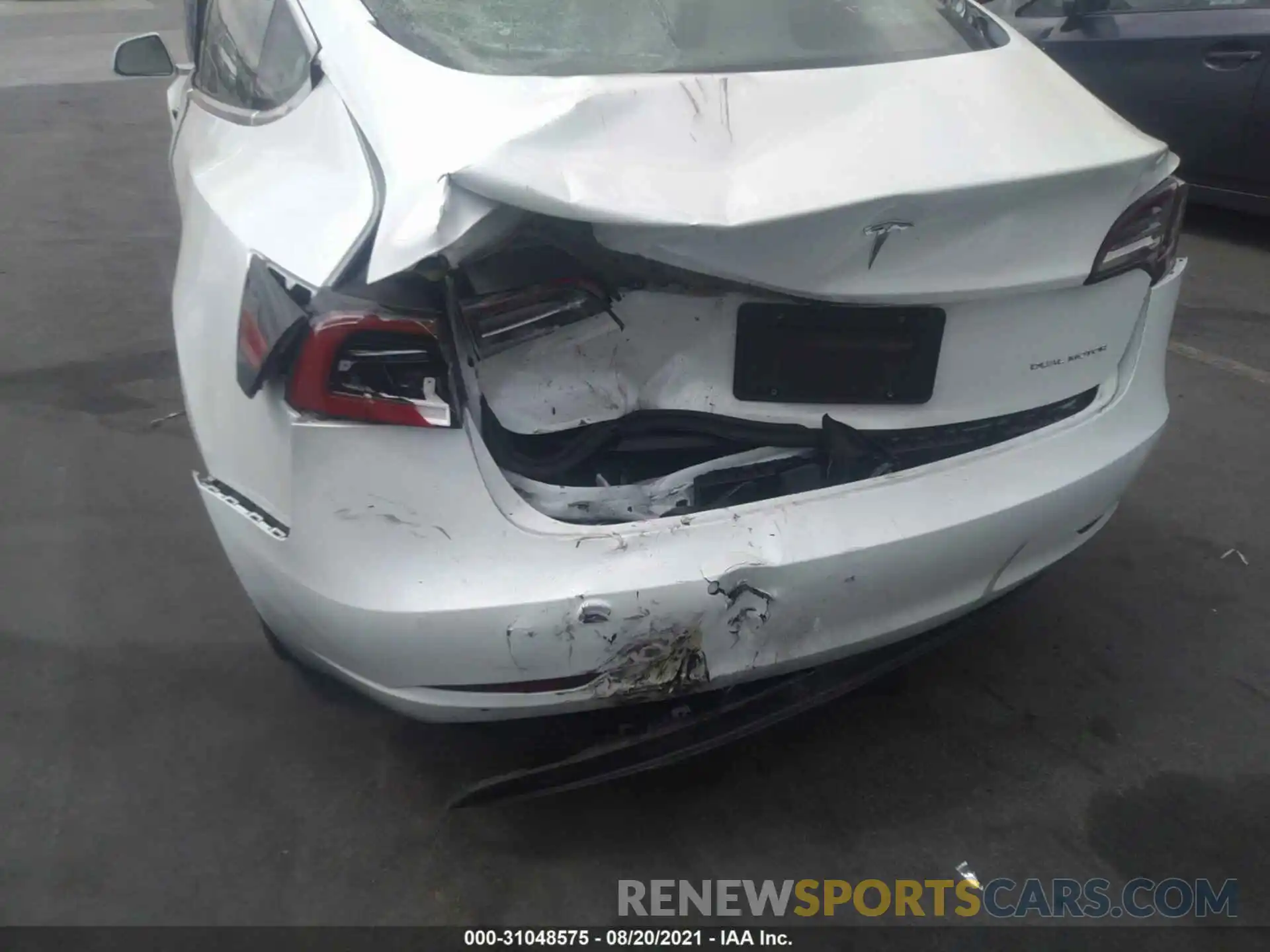 6 Photograph of a damaged car 5YJ3E1EB3KF513004 TESLA MODEL 3 2019