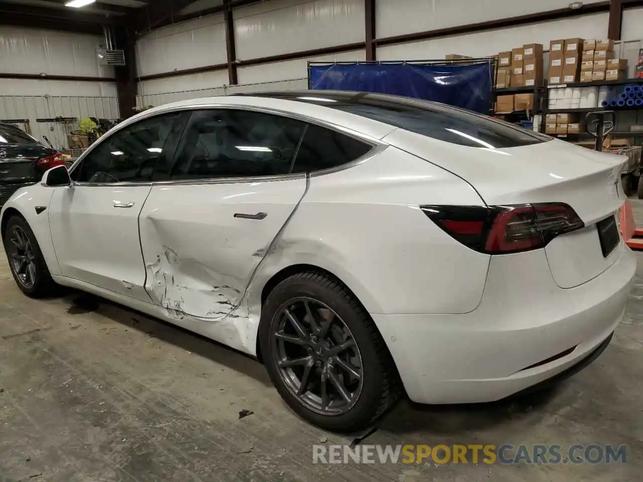 2 Photograph of a damaged car 5YJ3E1EB4KF191537 TESLA MODEL 3 2019