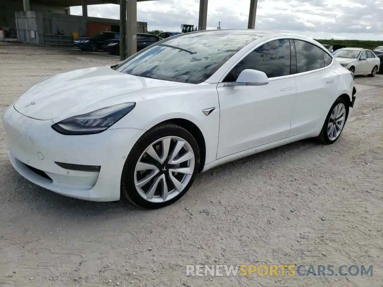 2 Photograph of a damaged car 5YJ3E1EB4KF192073 TESLA MODEL 3 2019