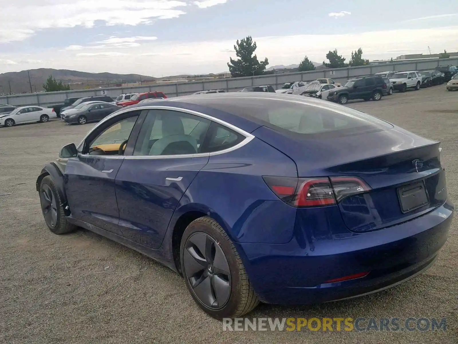 3 Photograph of a damaged car 5YJ3E1EB4KF192235 TESLA MODEL 3 2019