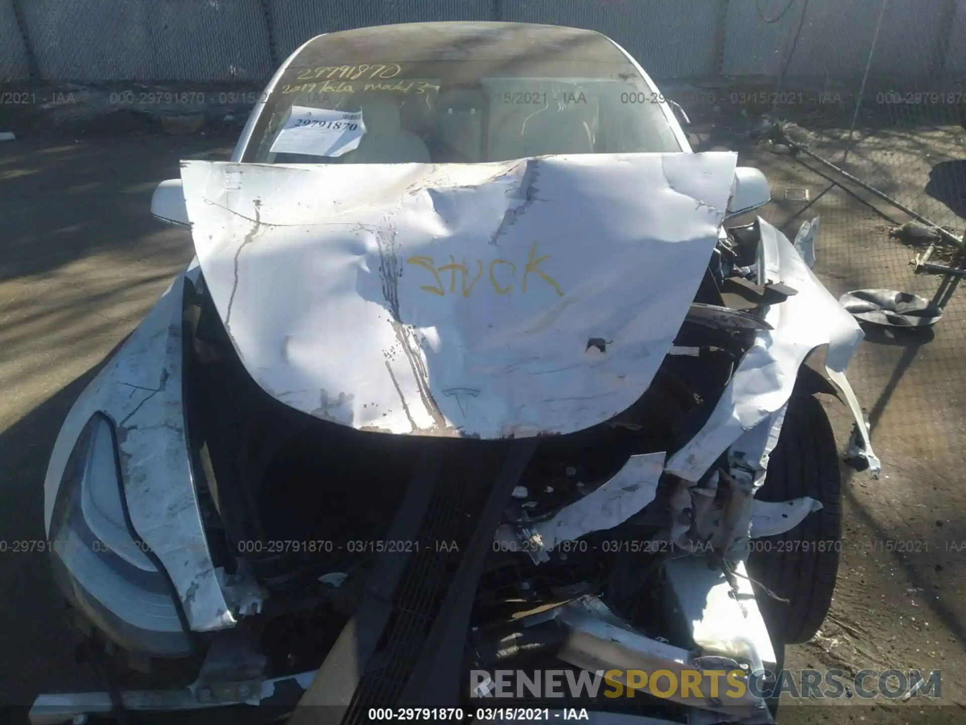 10 Photograph of a damaged car 5YJ3E1EB4KF192252 TESLA MODEL 3 2019