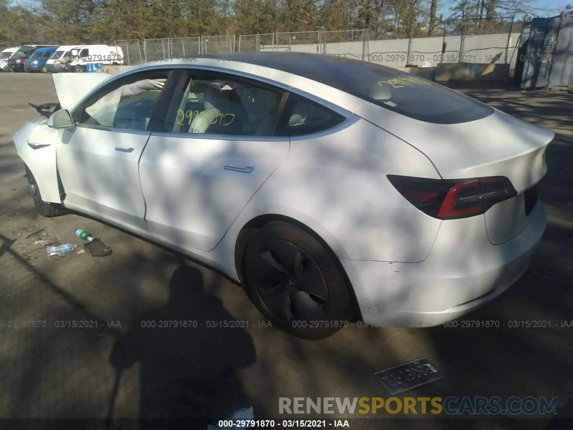 3 Photograph of a damaged car 5YJ3E1EB4KF192252 TESLA MODEL 3 2019