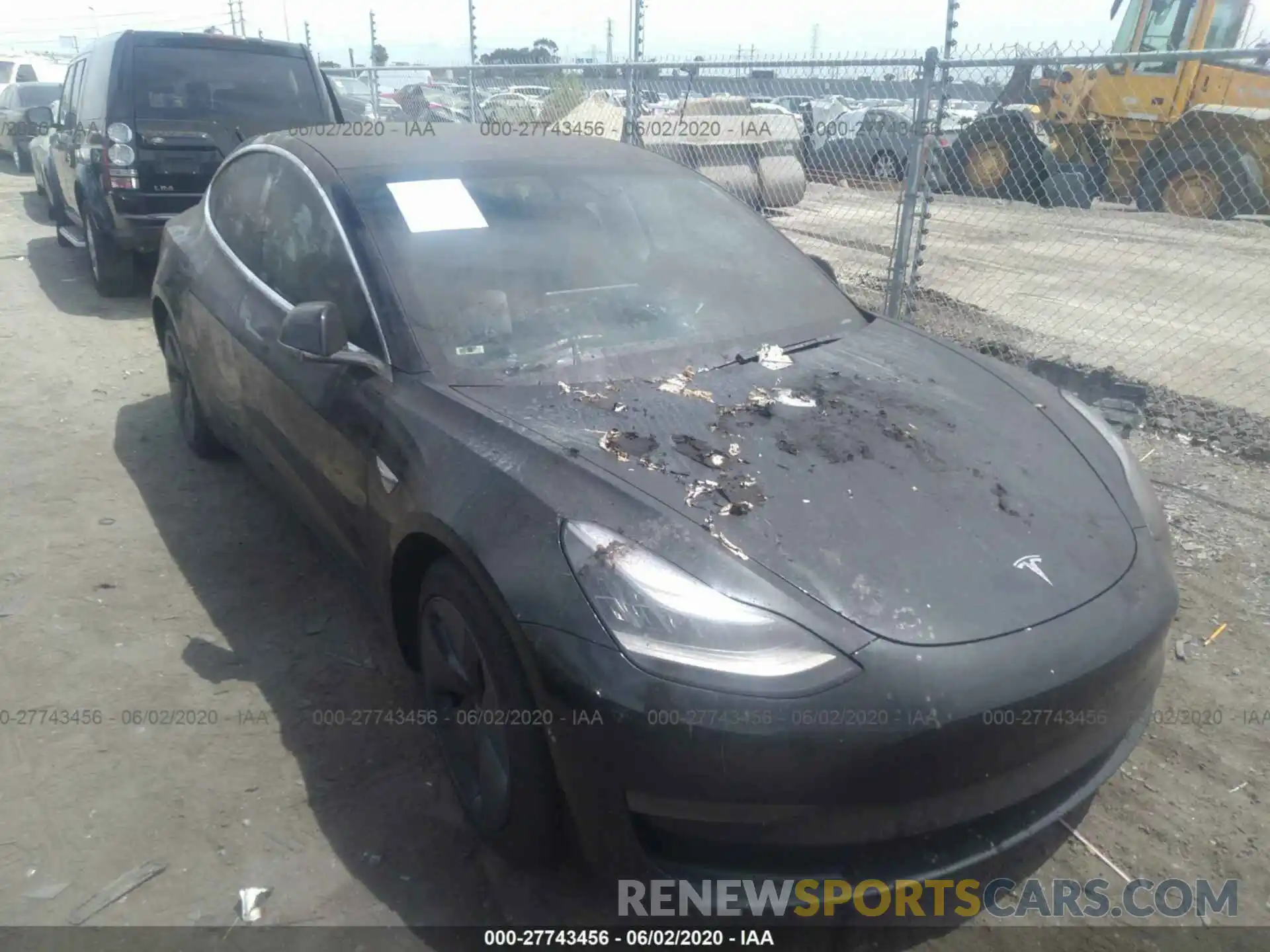 6 Photograph of a damaged car 5YJ3E1EB4KF208627 TESLA MODEL 3 2019