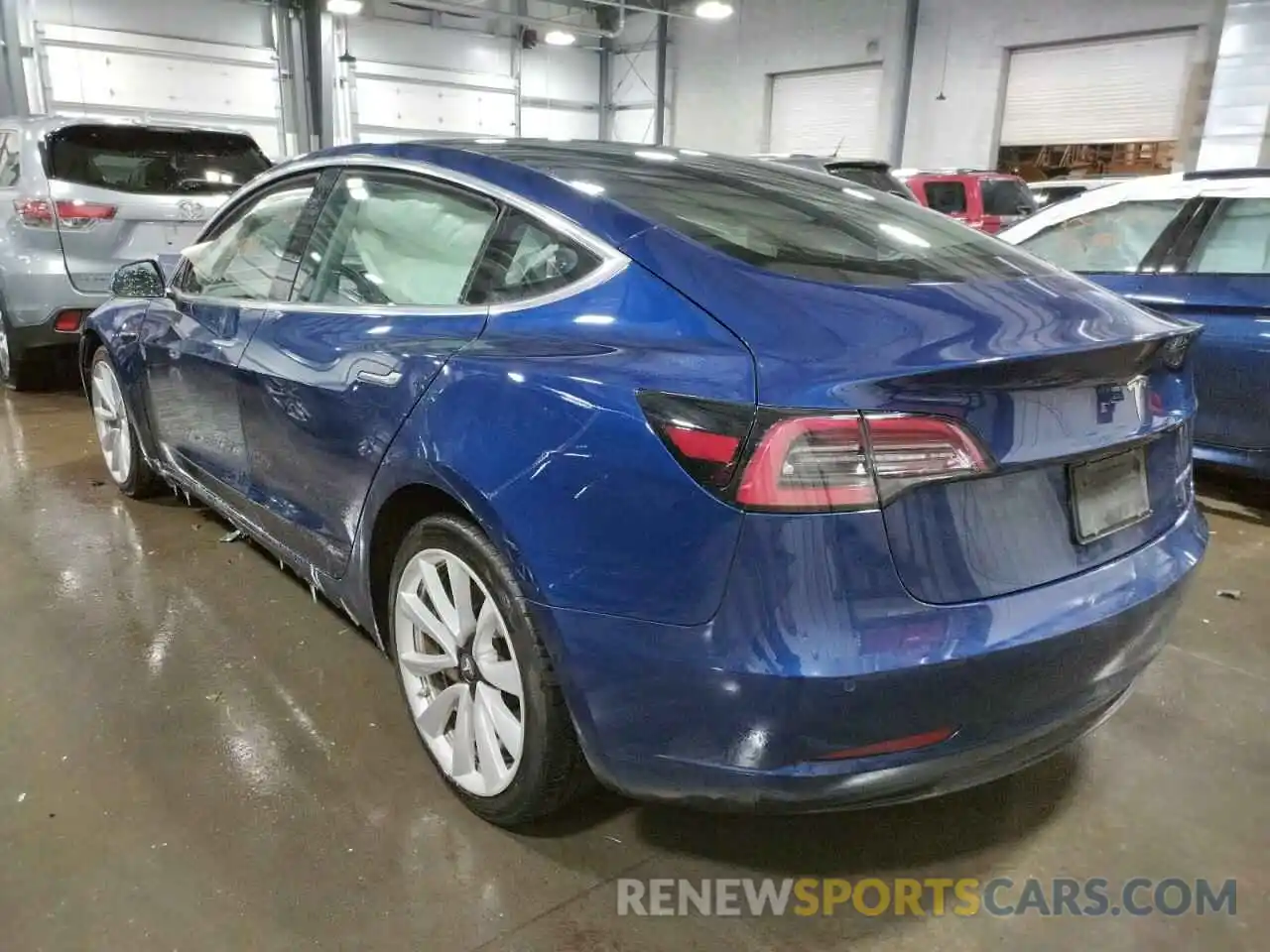 3 Photograph of a damaged car 5YJ3E1EB4KF210992 TESLA MODEL 3 2019