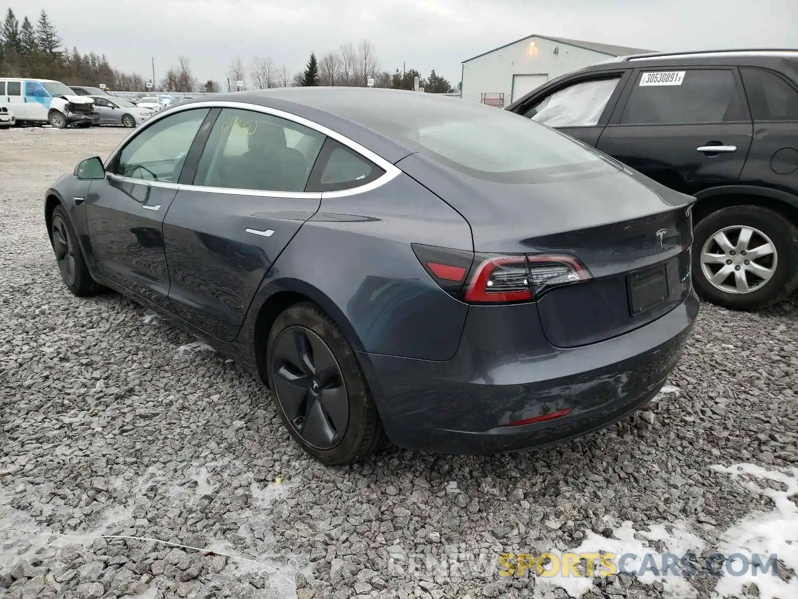 3 Photograph of a damaged car 5YJ3E1EB4KF214170 TESLA MODEL 3 2019