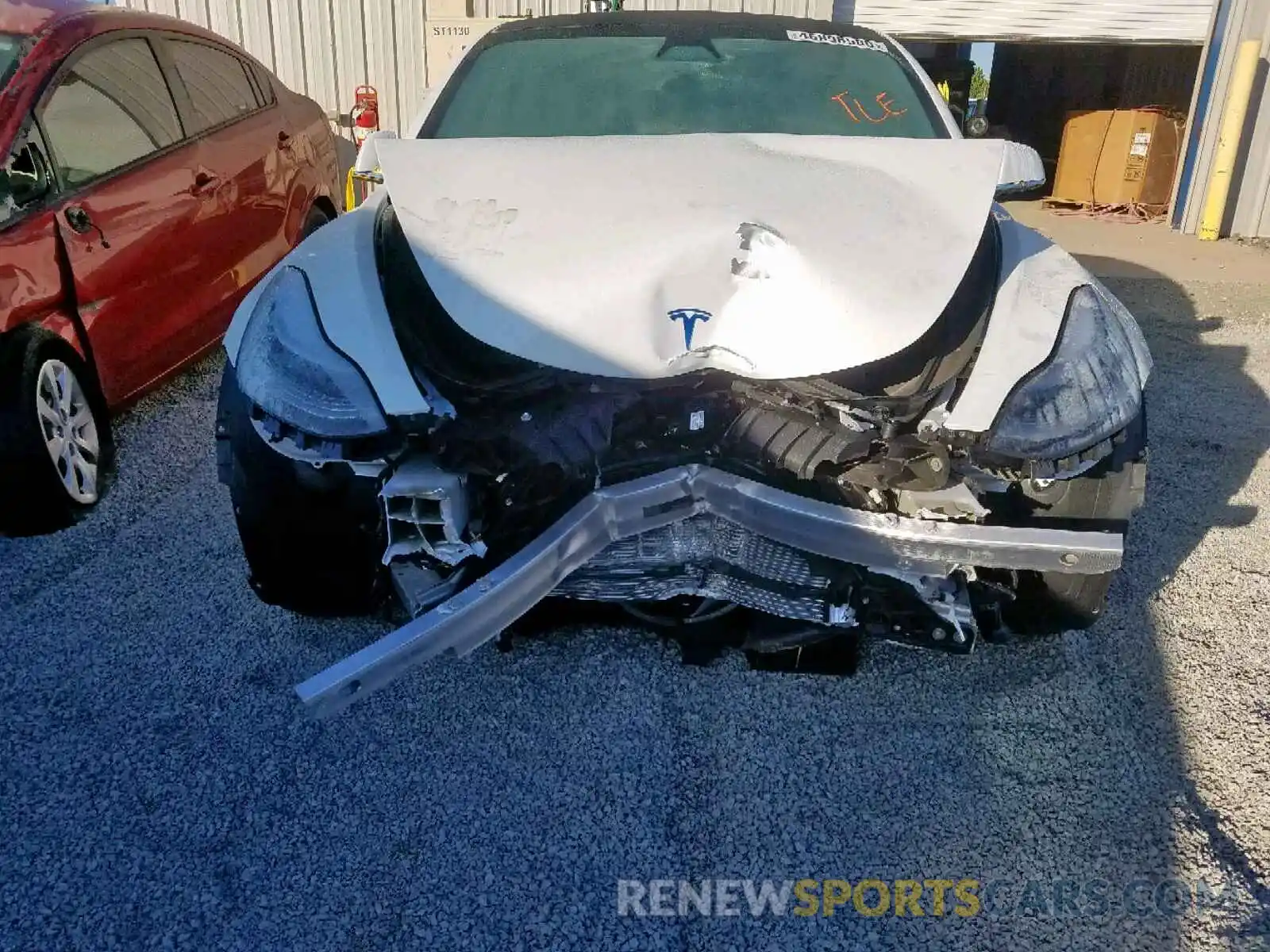 9 Photograph of a damaged car 5YJ3E1EB4KF359550 TESLA MODEL 3 2019