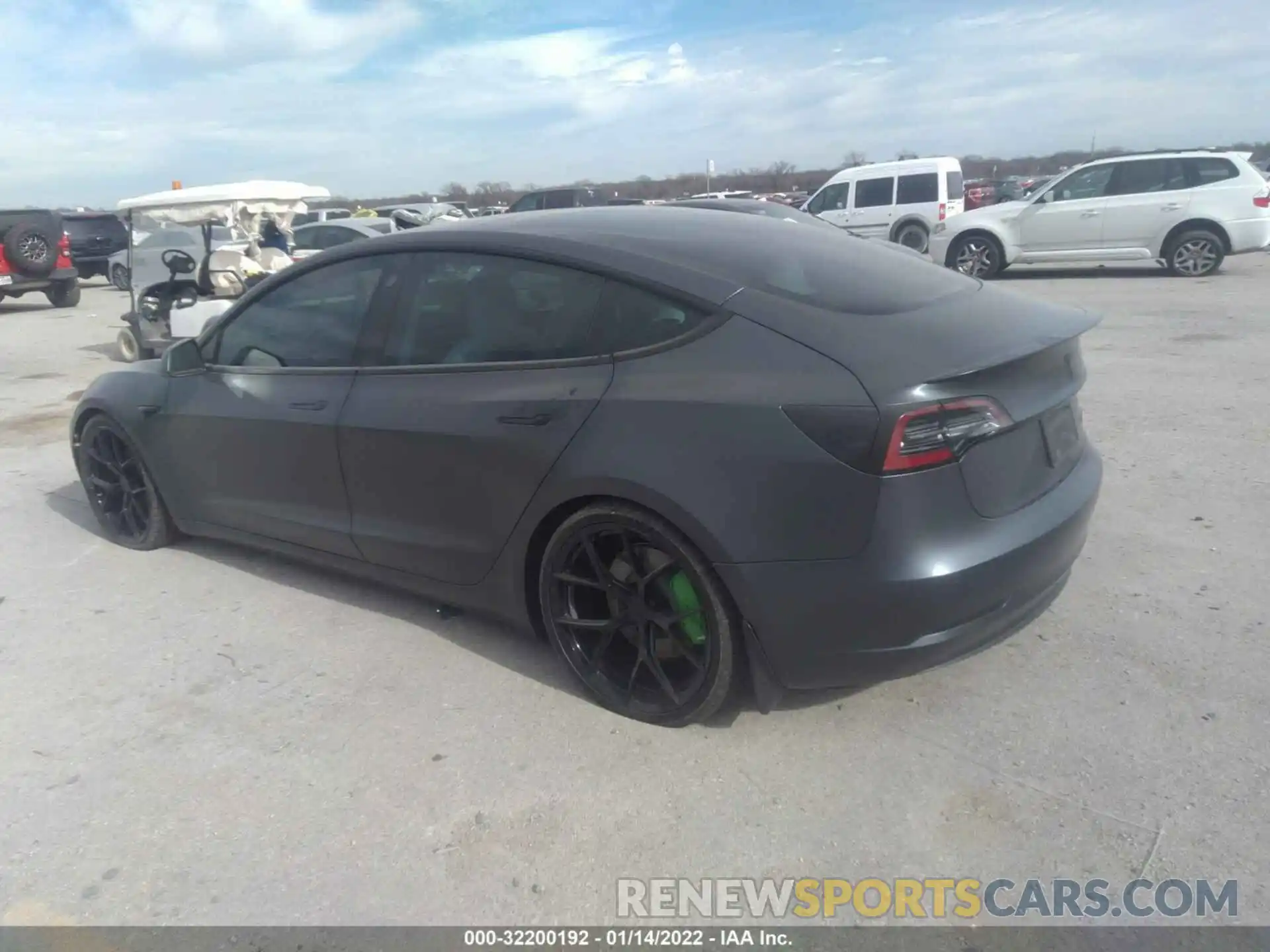 3 Photograph of a damaged car 5YJ3E1EB4KF367356 TESLA MODEL 3 2019