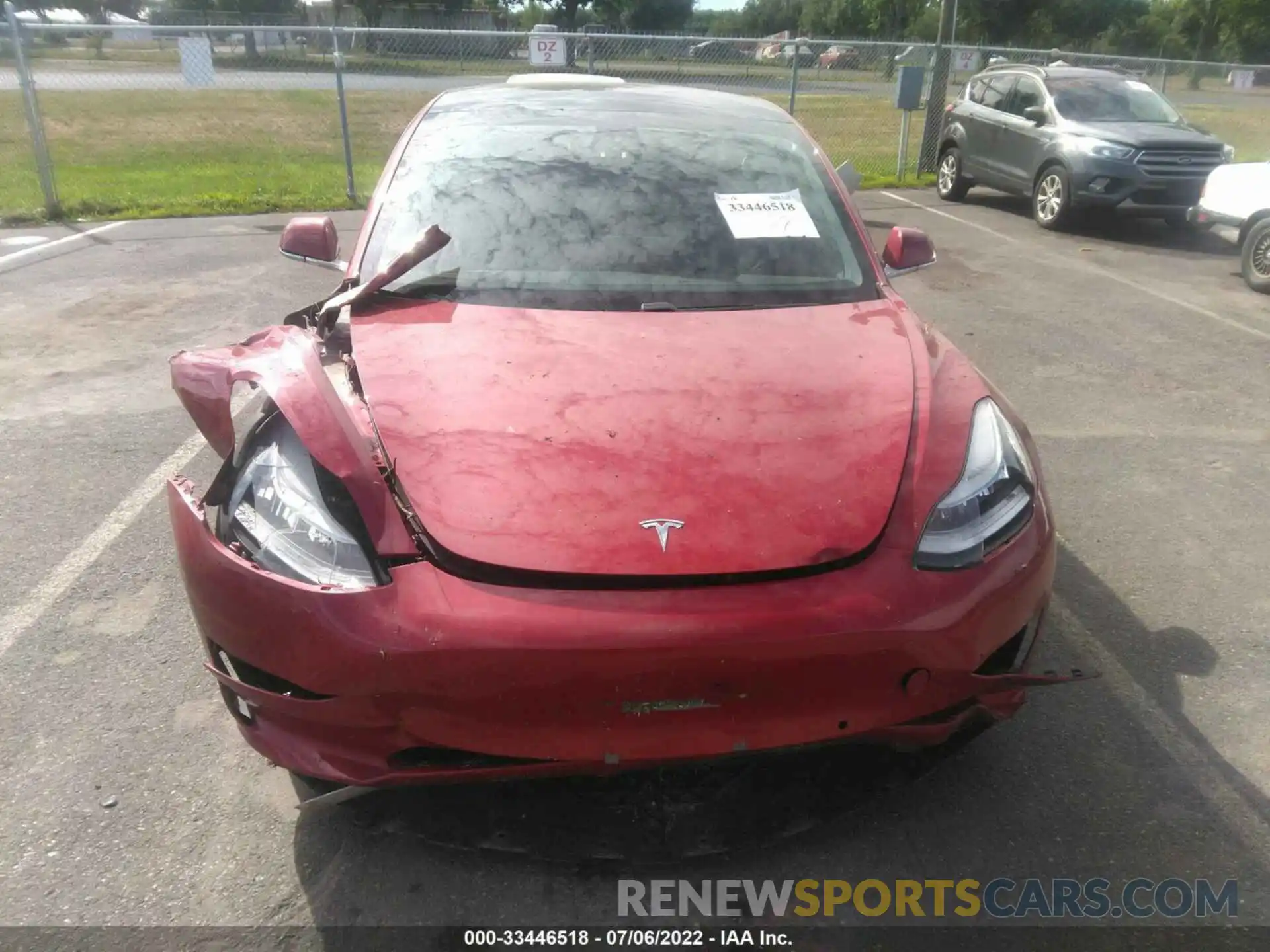 6 Photograph of a damaged car 5YJ3E1EB4KF387042 TESLA MODEL 3 2019