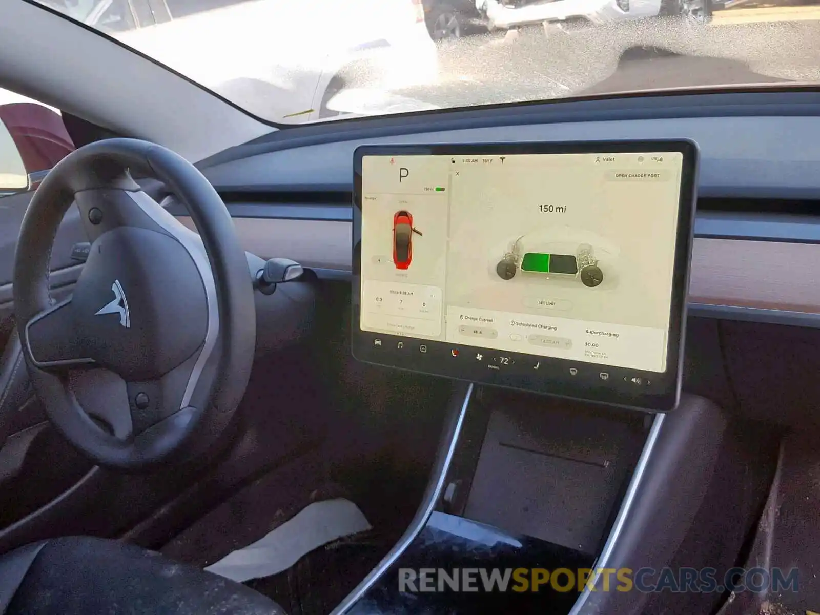 9 Photograph of a damaged car 5YJ3E1EB4KF387316 TESLA MODEL 3 2019