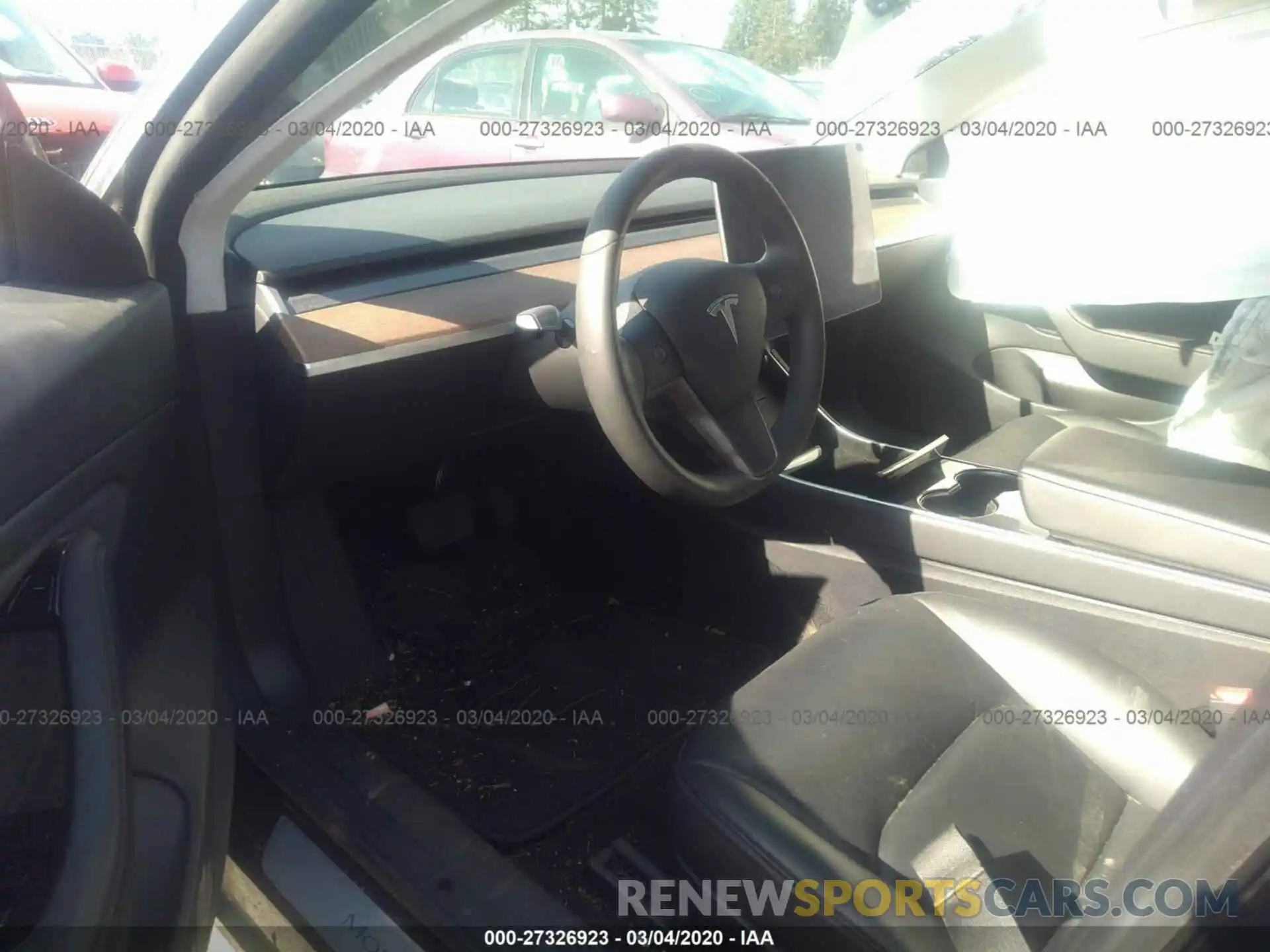 5 Photograph of a damaged car 5YJ3E1EB4KF388711 TESLA MODEL 3 2019