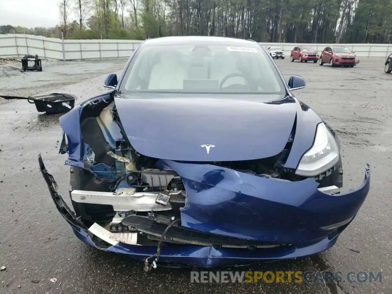 5 Photograph of a damaged car 5YJ3E1EB4KF391057 TESLA MODEL 3 2019