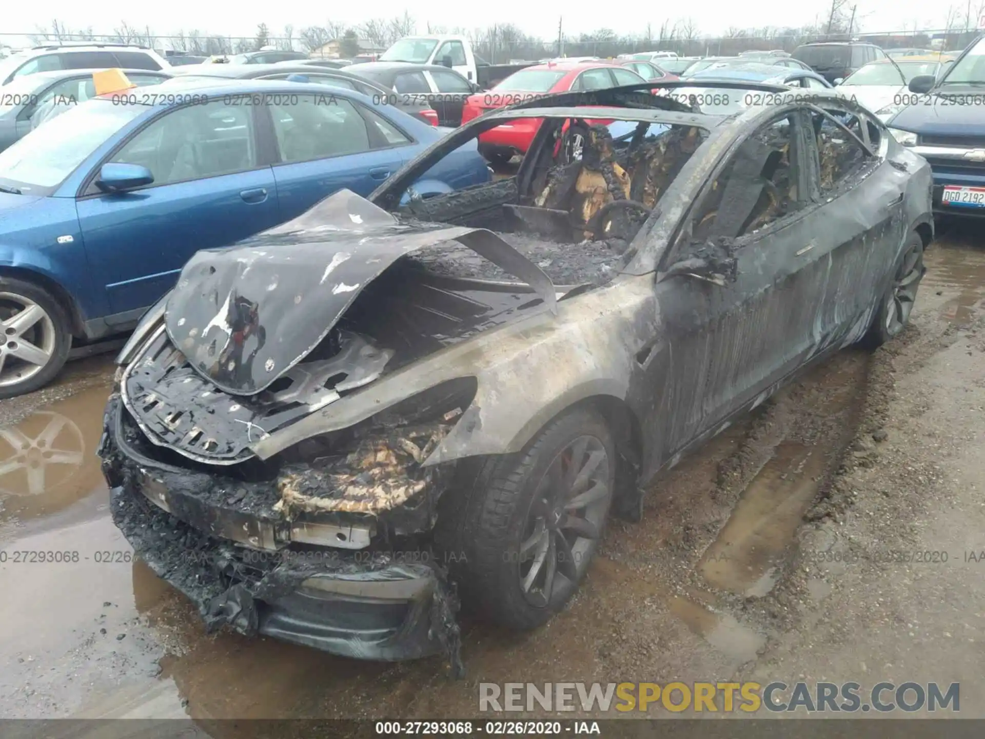 6 Photograph of a damaged car 5YJ3E1EB4KF392905 TESLA MODEL 3 2019