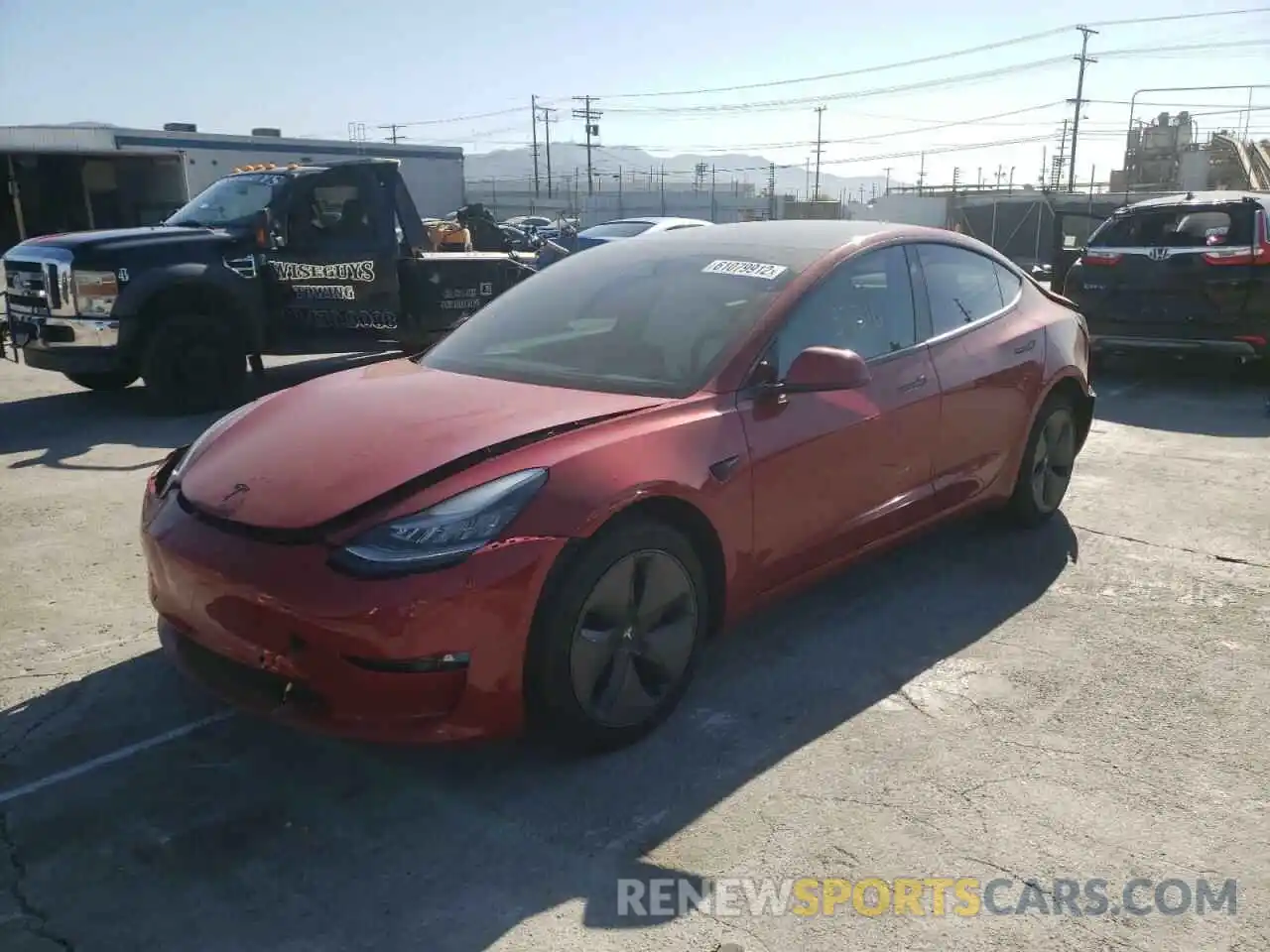 2 Фотография поврежденного автомобиля 5YJ3E1EB4KF406754 TESLA MODEL 3 2019