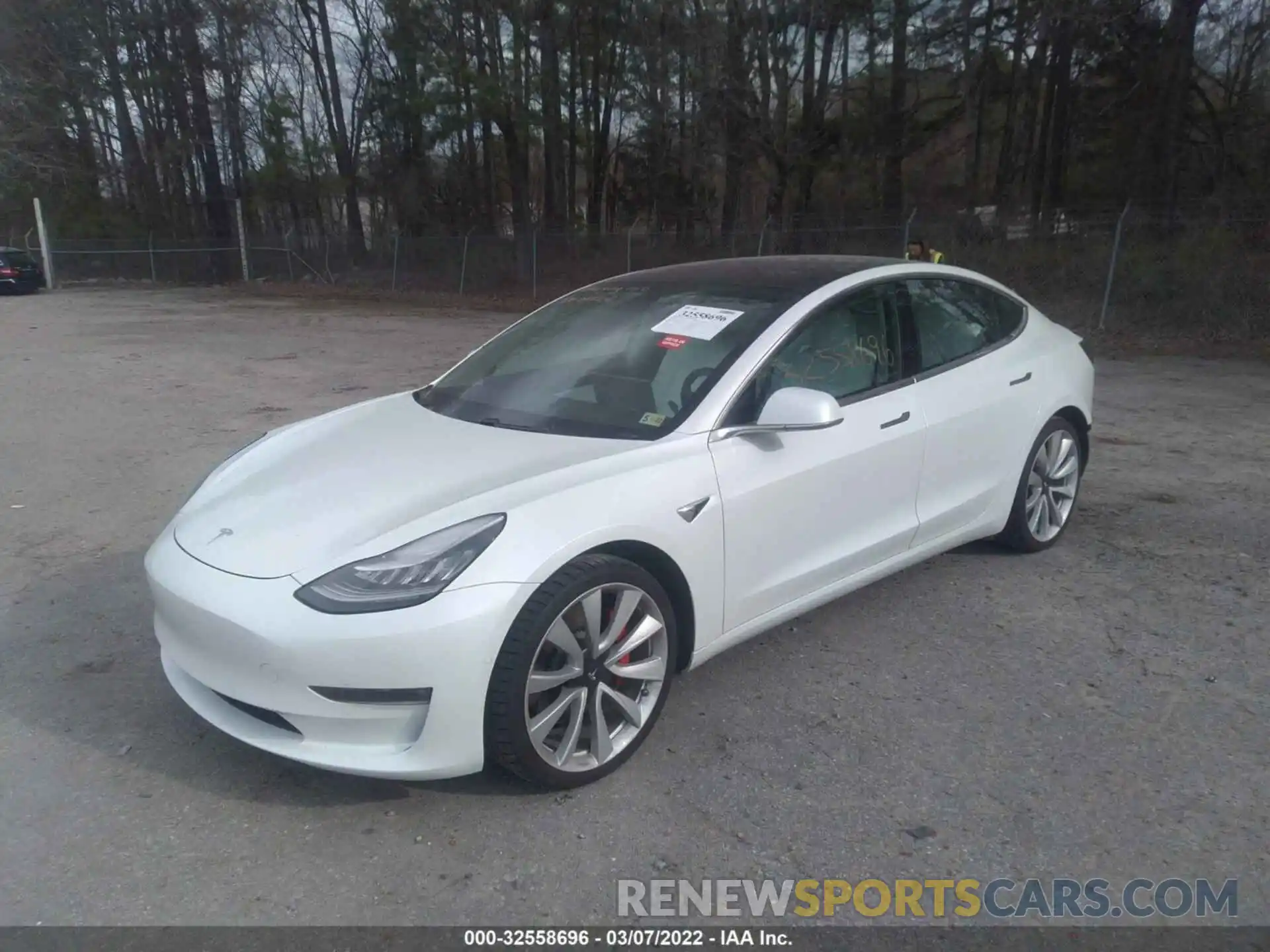 2 Photograph of a damaged car 5YJ3E1EB4KF407337 TESLA MODEL 3 2019