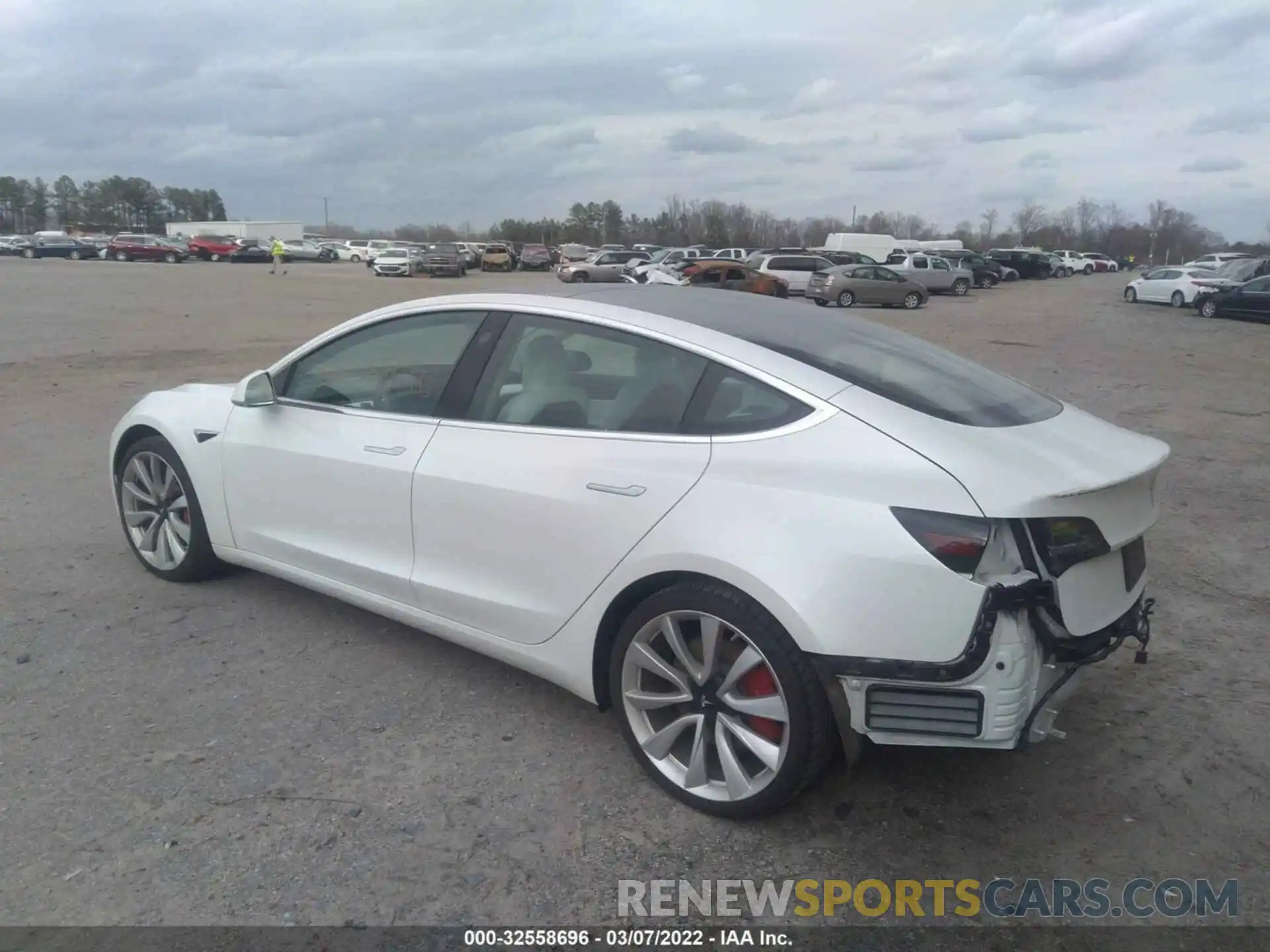 3 Photograph of a damaged car 5YJ3E1EB4KF407337 TESLA MODEL 3 2019