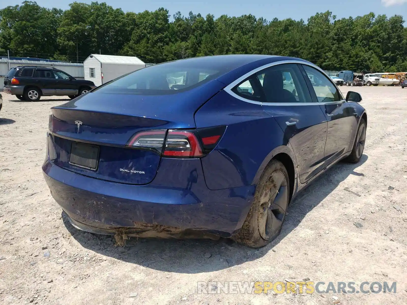 4 Photograph of a damaged car 5YJ3E1EB4KF408262 TESLA MODEL 3 2019