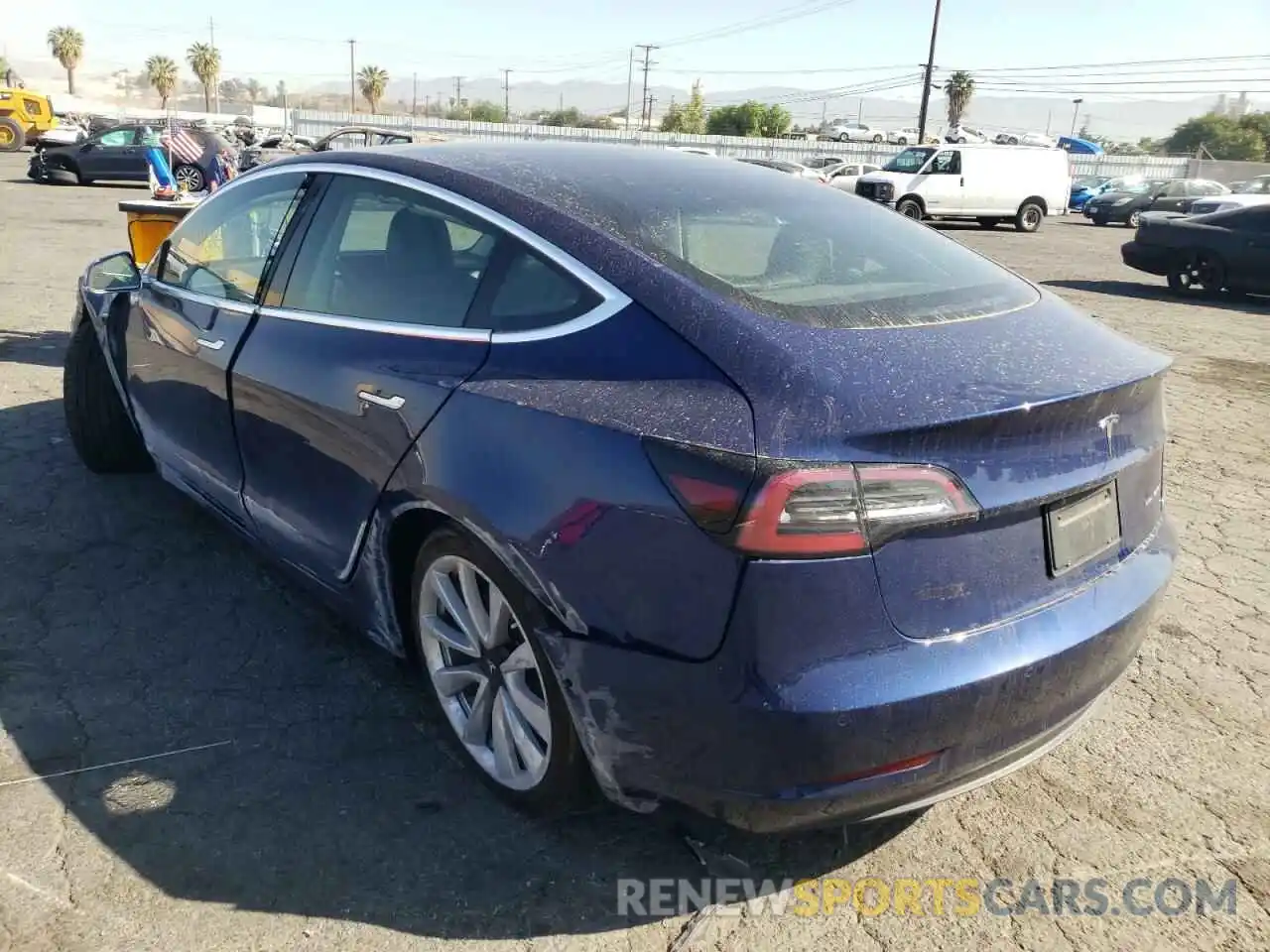 3 Photograph of a damaged car 5YJ3E1EB4KF408570 TESLA MODEL 3 2019