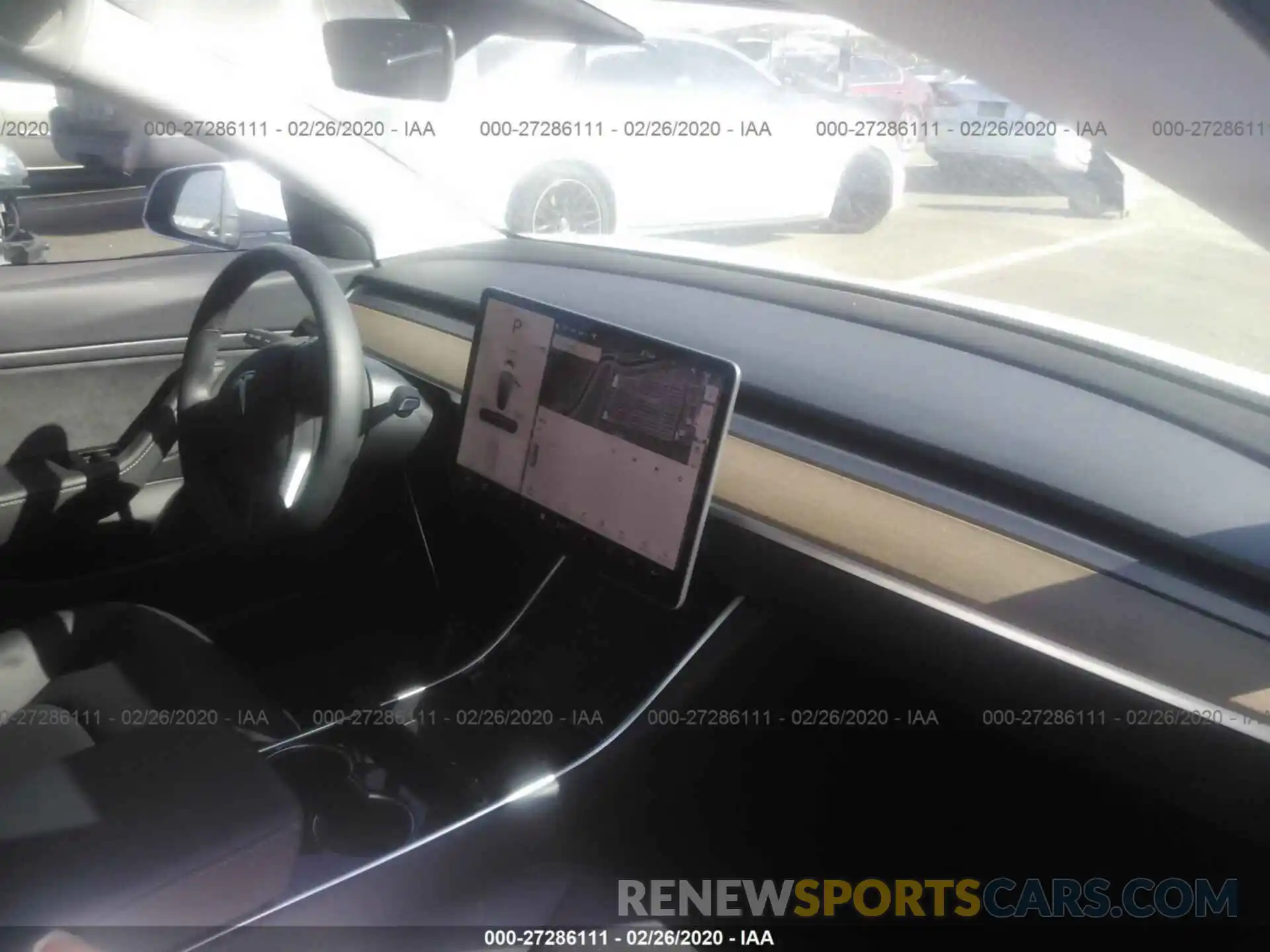 5 Photograph of a damaged car 5YJ3E1EB4KF413641 TESLA MODEL 3 2019