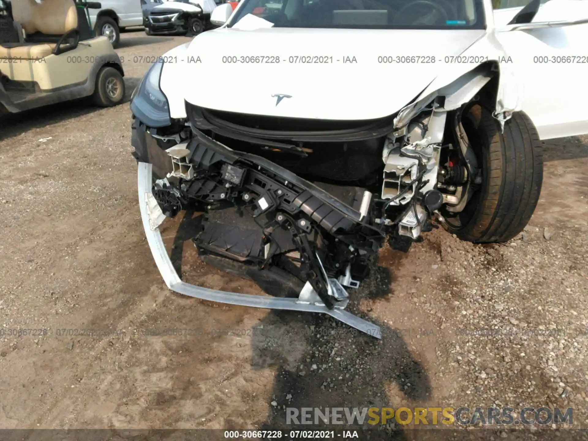 6 Photograph of a damaged car 5YJ3E1EB4KF419942 TESLA MODEL 3 2019