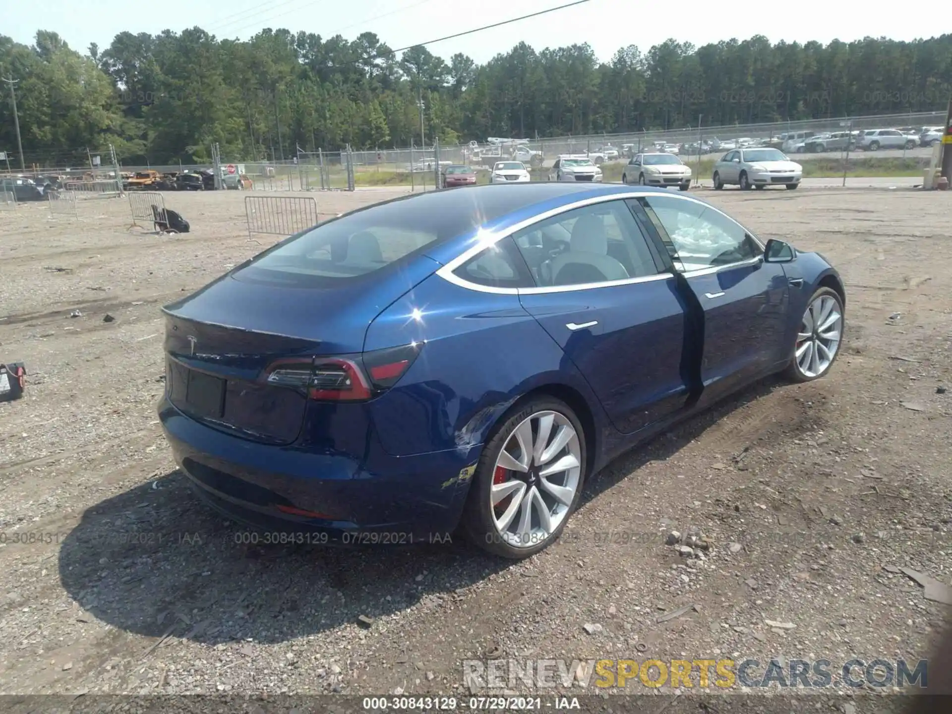 4 Photograph of a damaged car 5YJ3E1EB4KF422064 TESLA MODEL 3 2019