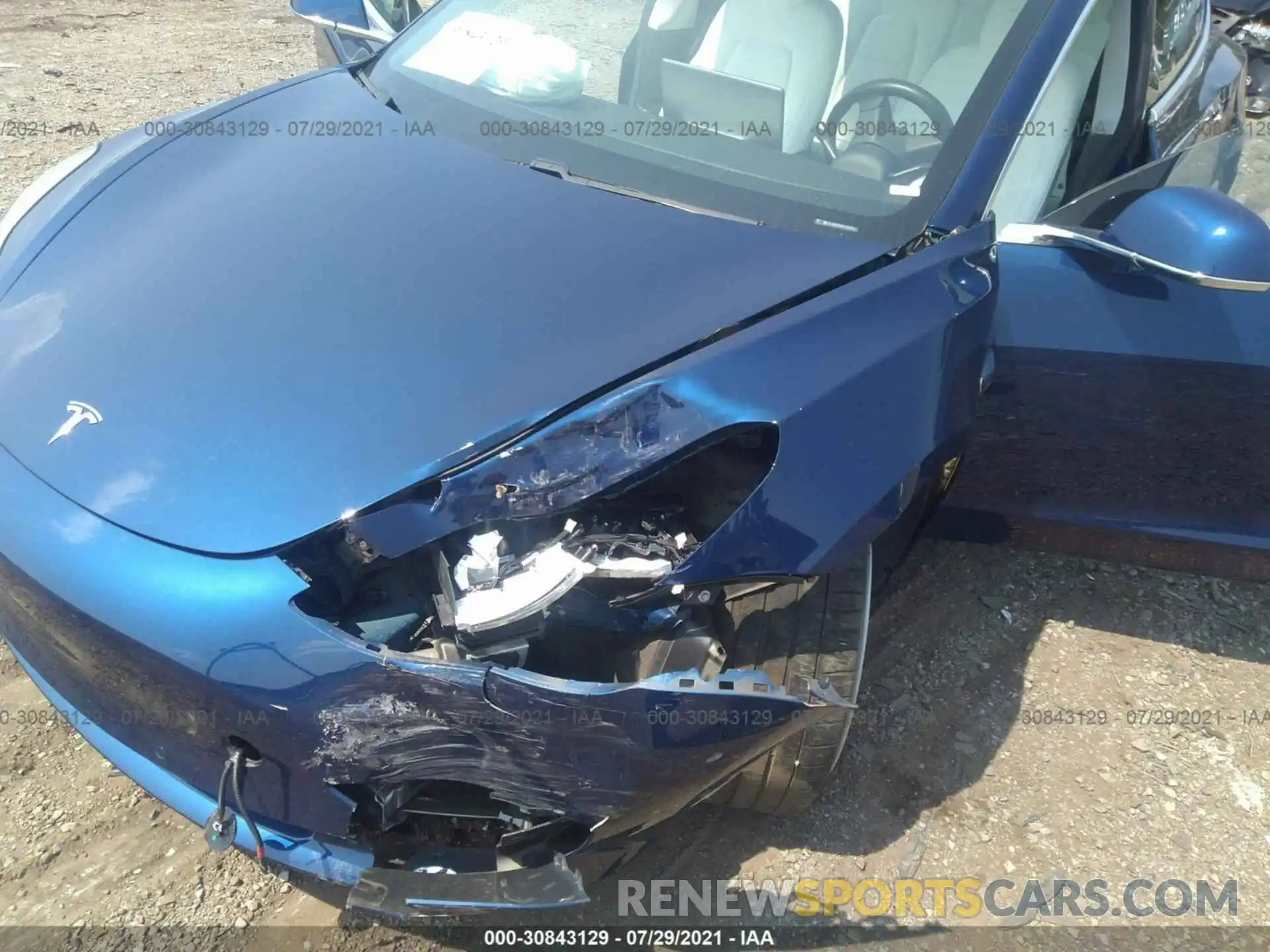 6 Photograph of a damaged car 5YJ3E1EB4KF422064 TESLA MODEL 3 2019