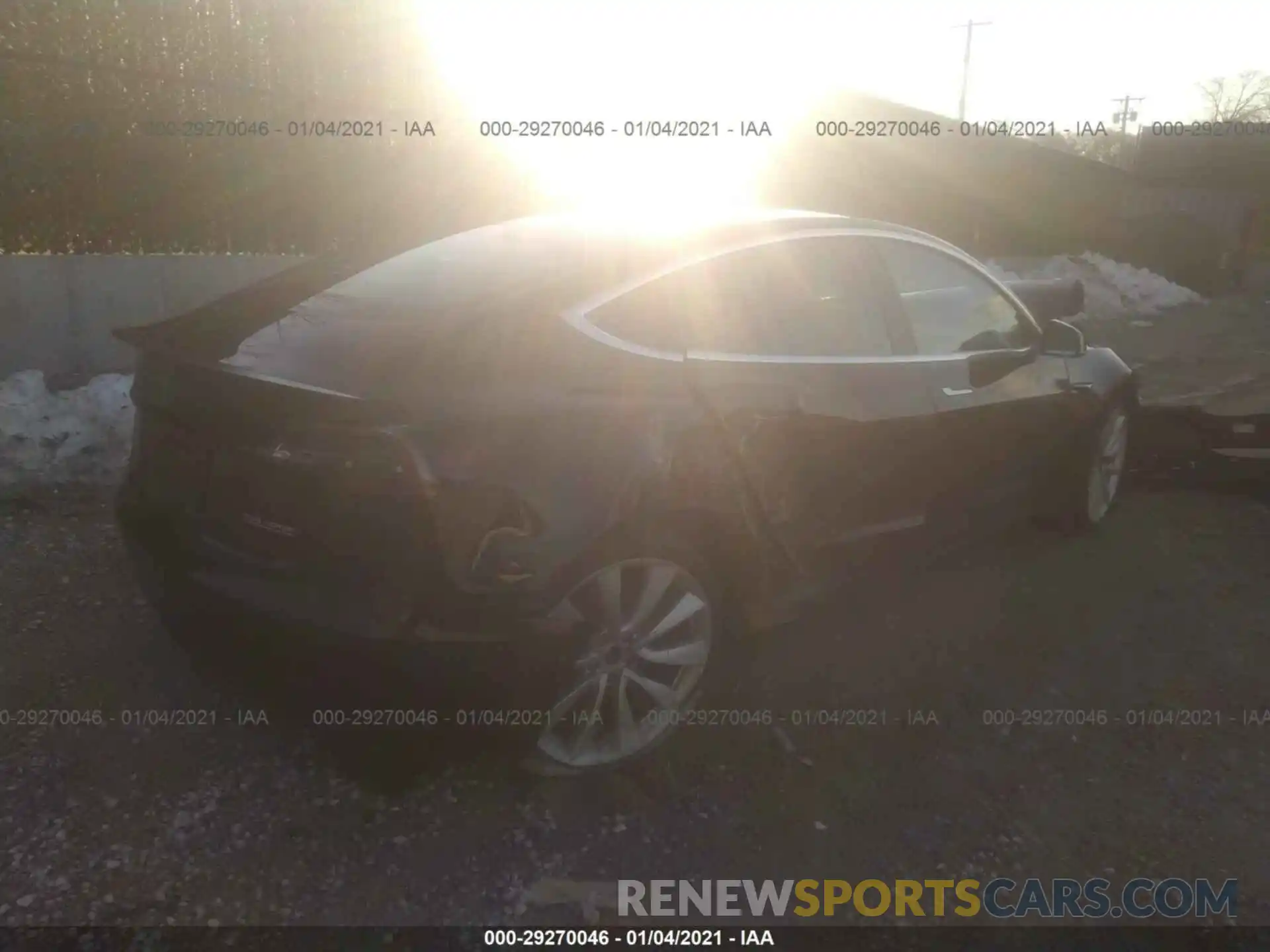 4 Photograph of a damaged car 5YJ3E1EB4KF425644 TESLA MODEL 3 2019