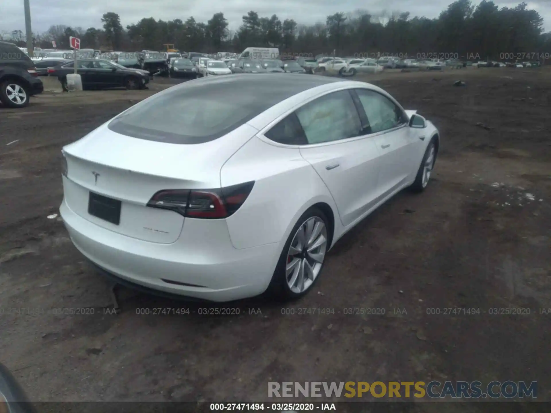 4 Photograph of a damaged car 5YJ3E1EB4KF427877 TESLA MODEL 3 2019