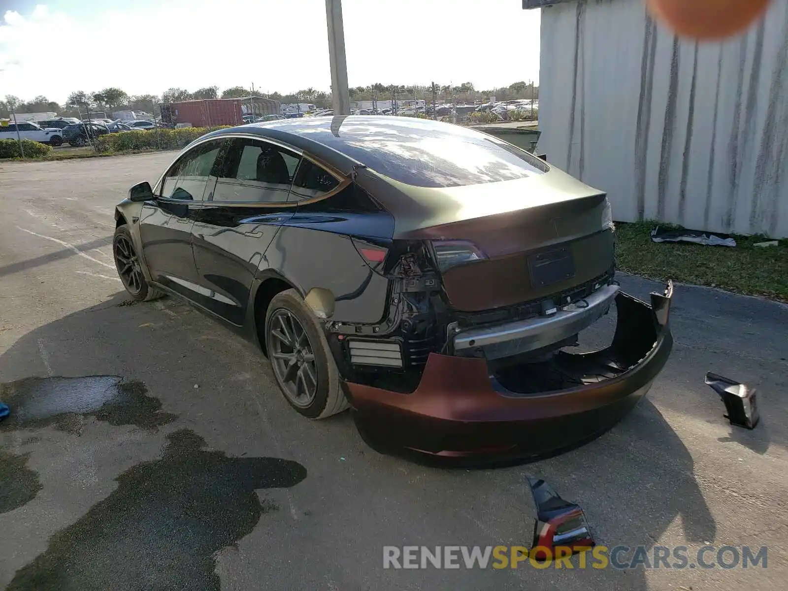 3 Photograph of a damaged car 5YJ3E1EB4KF432237 TESLA MODEL 3 2019