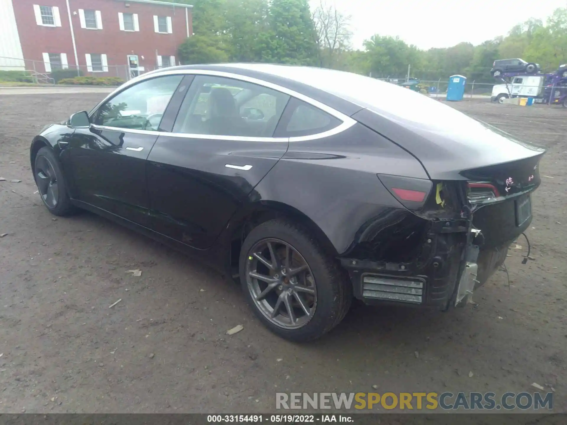 3 Photograph of a damaged car 5YJ3E1EB4KF432240 TESLA MODEL 3 2019