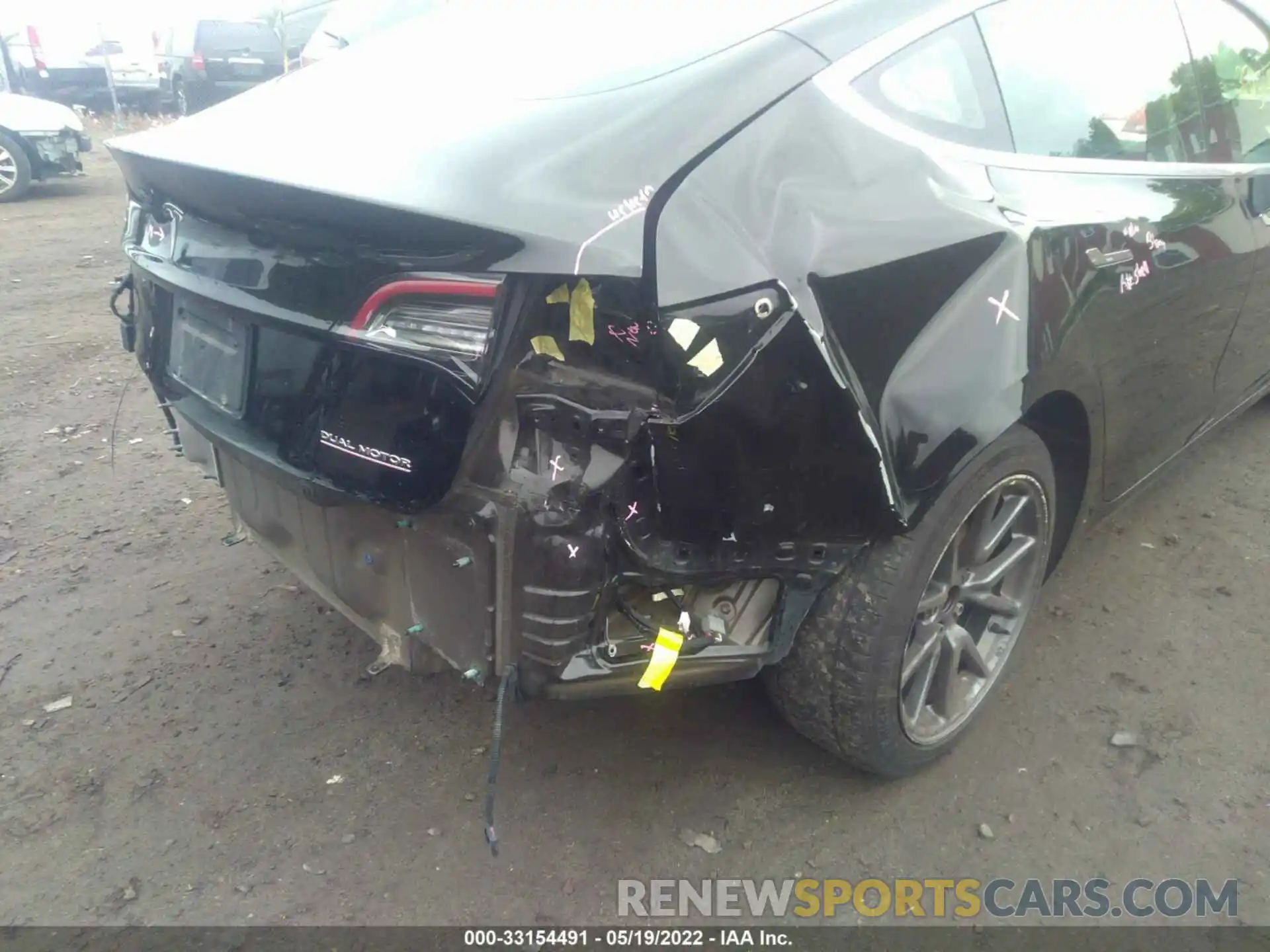 6 Photograph of a damaged car 5YJ3E1EB4KF432240 TESLA MODEL 3 2019