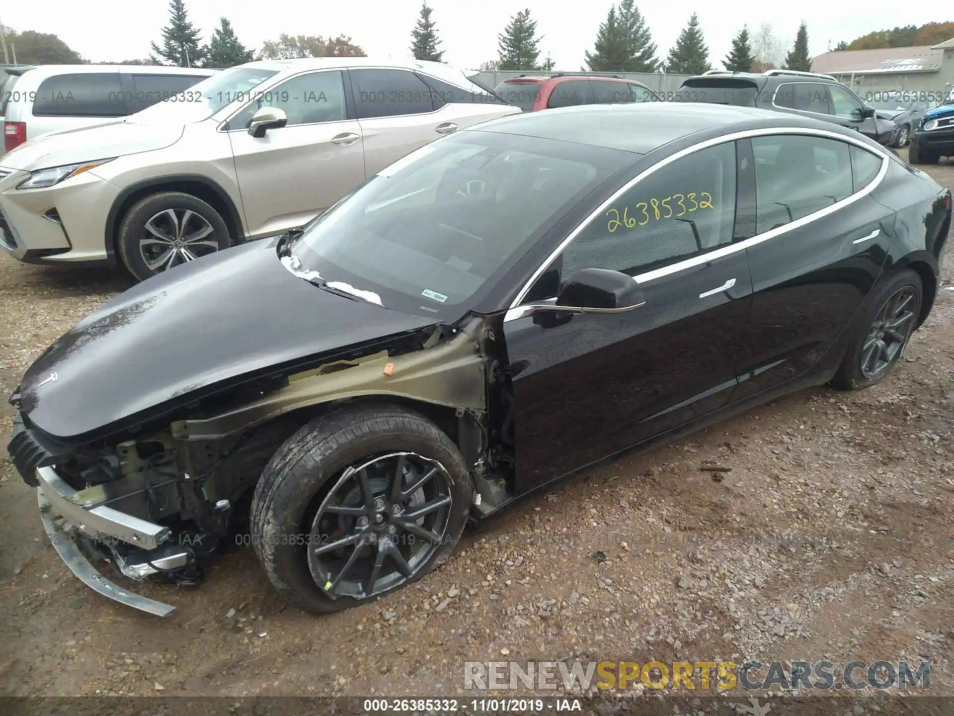 2 Фотография поврежденного автомобиля 5YJ3E1EB4KF432450 TESLA MODEL 3 2019