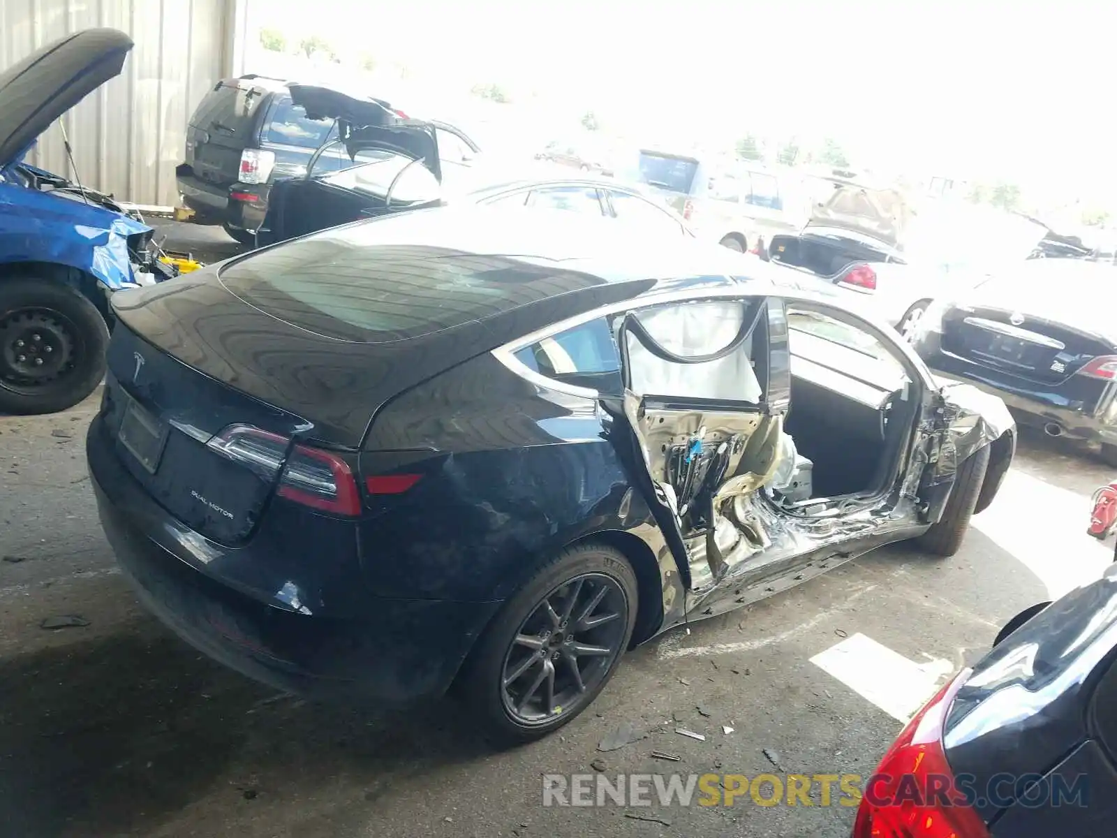 9 Photograph of a damaged car 5YJ3E1EB4KF432464 TESLA MODEL 3 2019