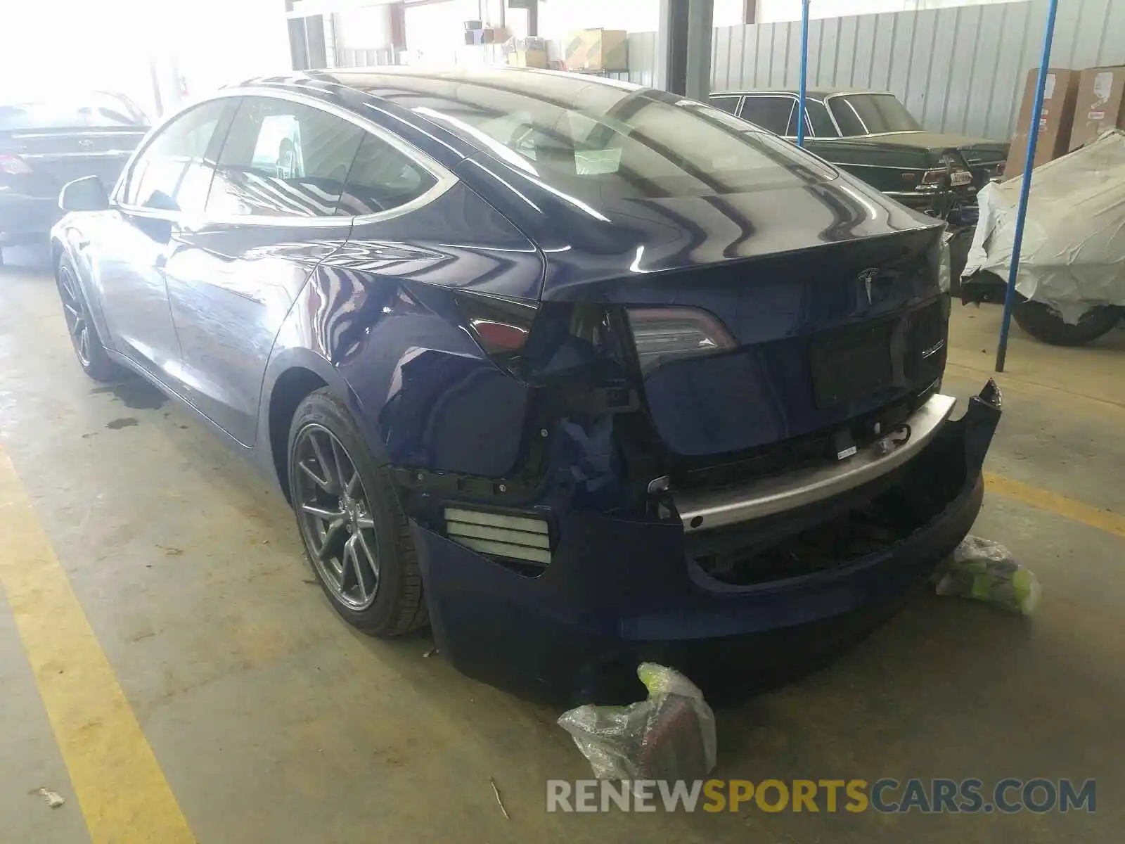 3 Photograph of a damaged car 5YJ3E1EB4KF437308 TESLA MODEL 3 2019