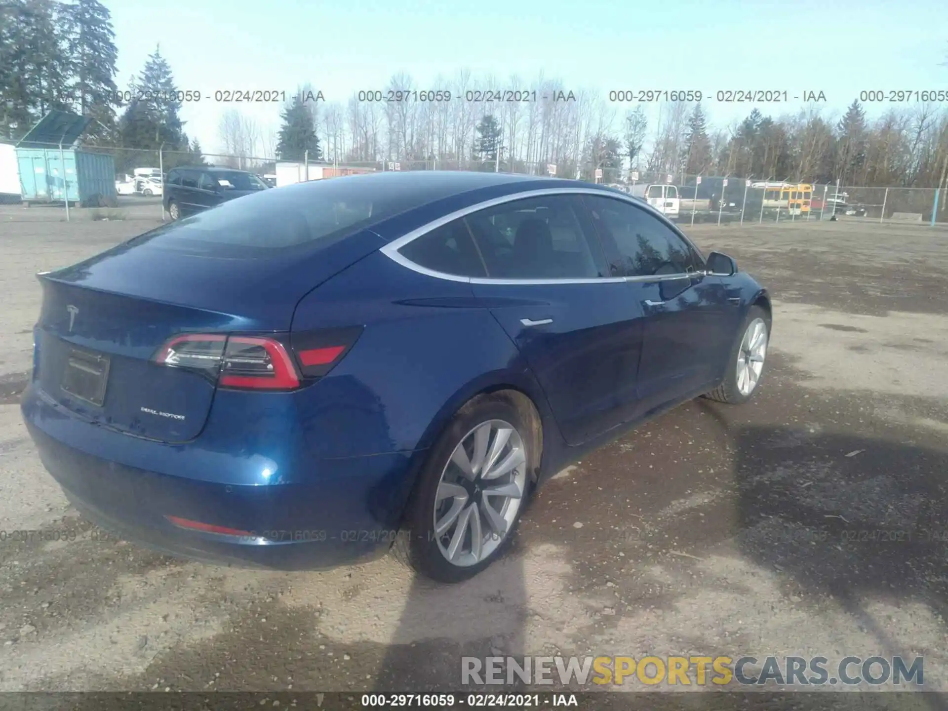 4 Photograph of a damaged car 5YJ3E1EB4KF437664 TESLA MODEL 3 2019