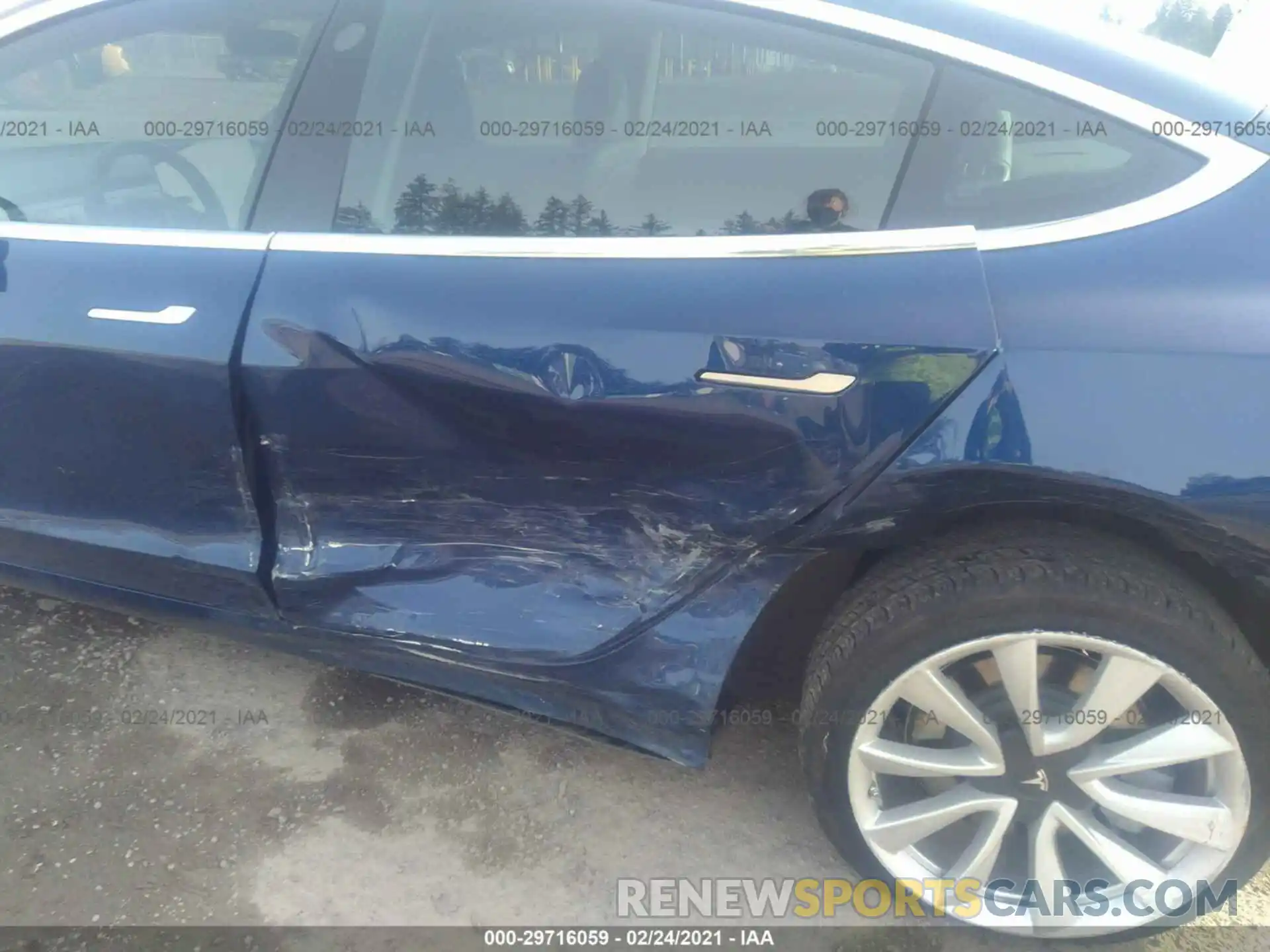 6 Photograph of a damaged car 5YJ3E1EB4KF437664 TESLA MODEL 3 2019