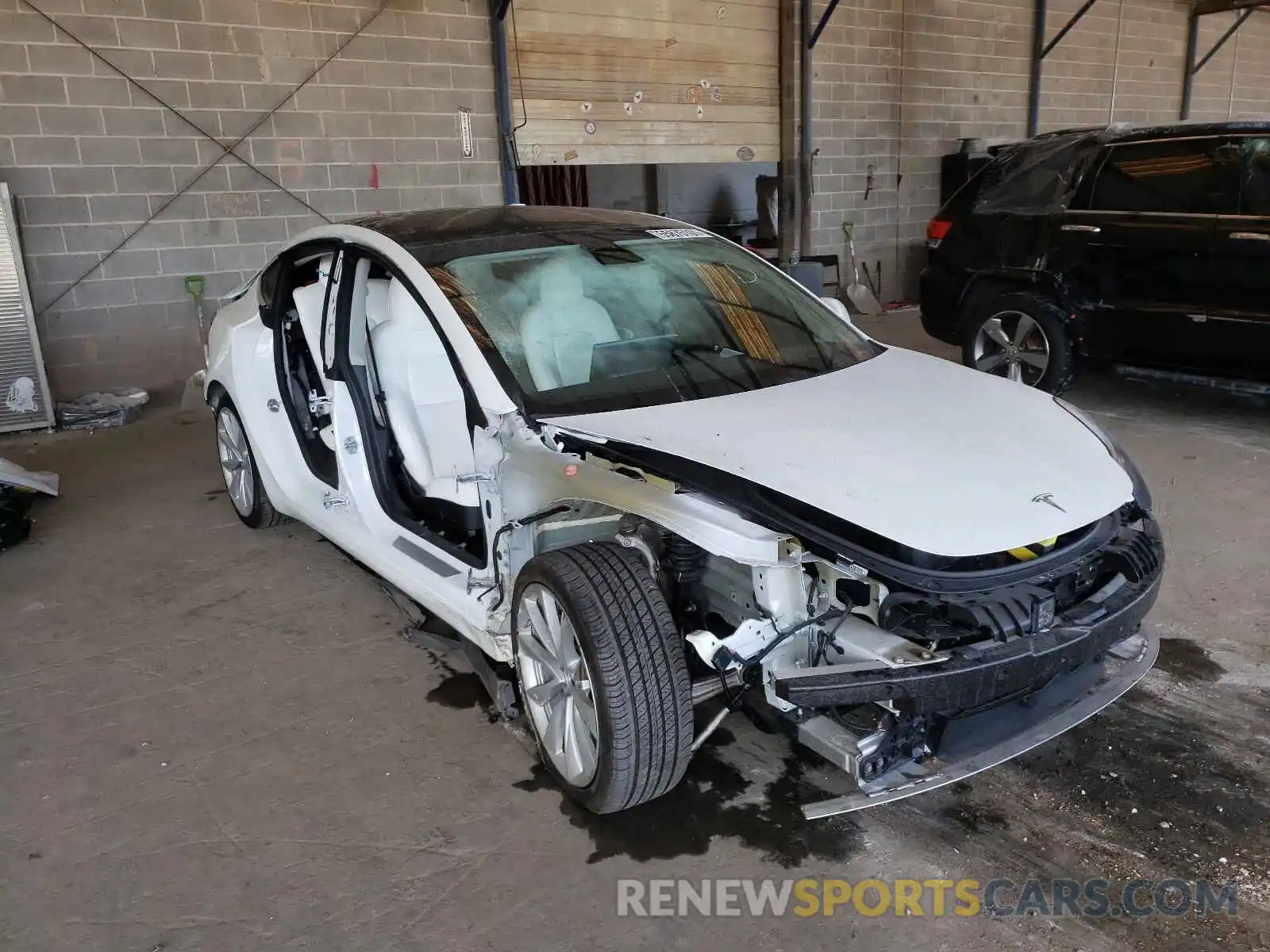 9 Photograph of a damaged car 5YJ3E1EB4KF437857 TESLA MODEL 3 2019