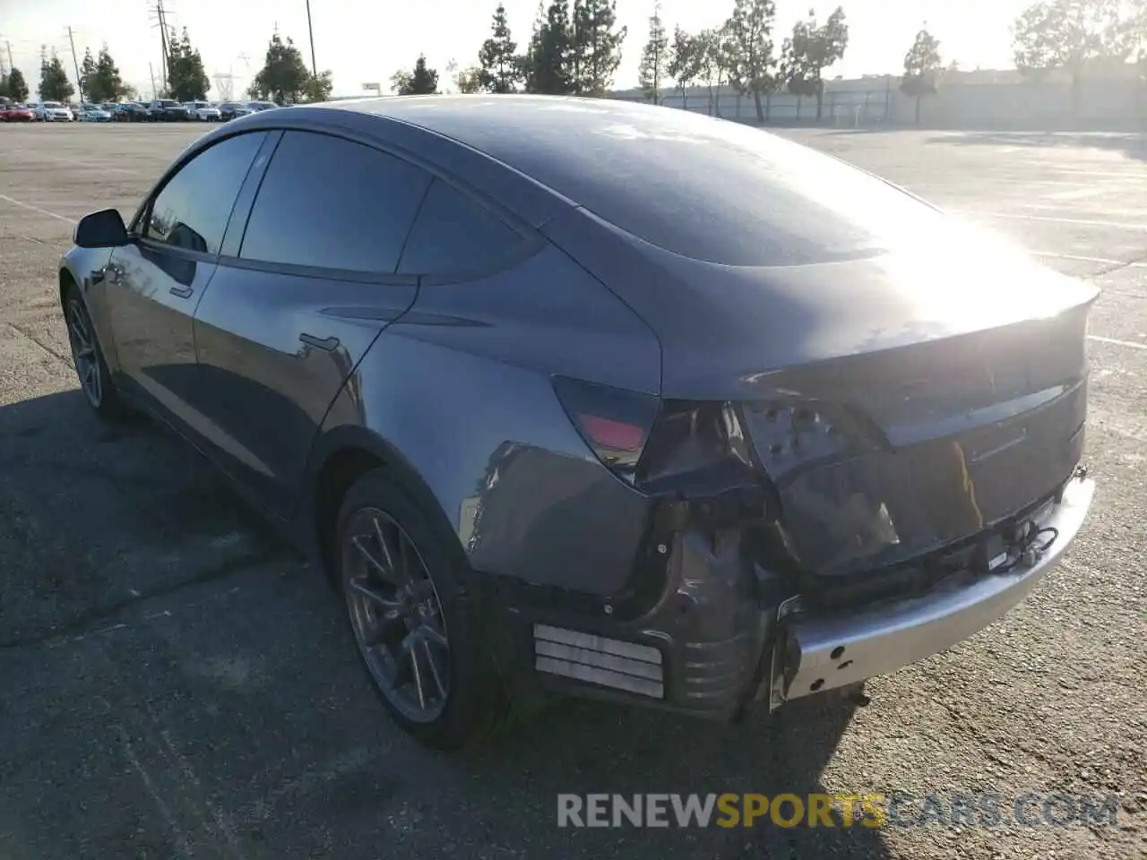 3 Photograph of a damaged car 5YJ3E1EB4KF440452 TESLA MODEL 3 2019