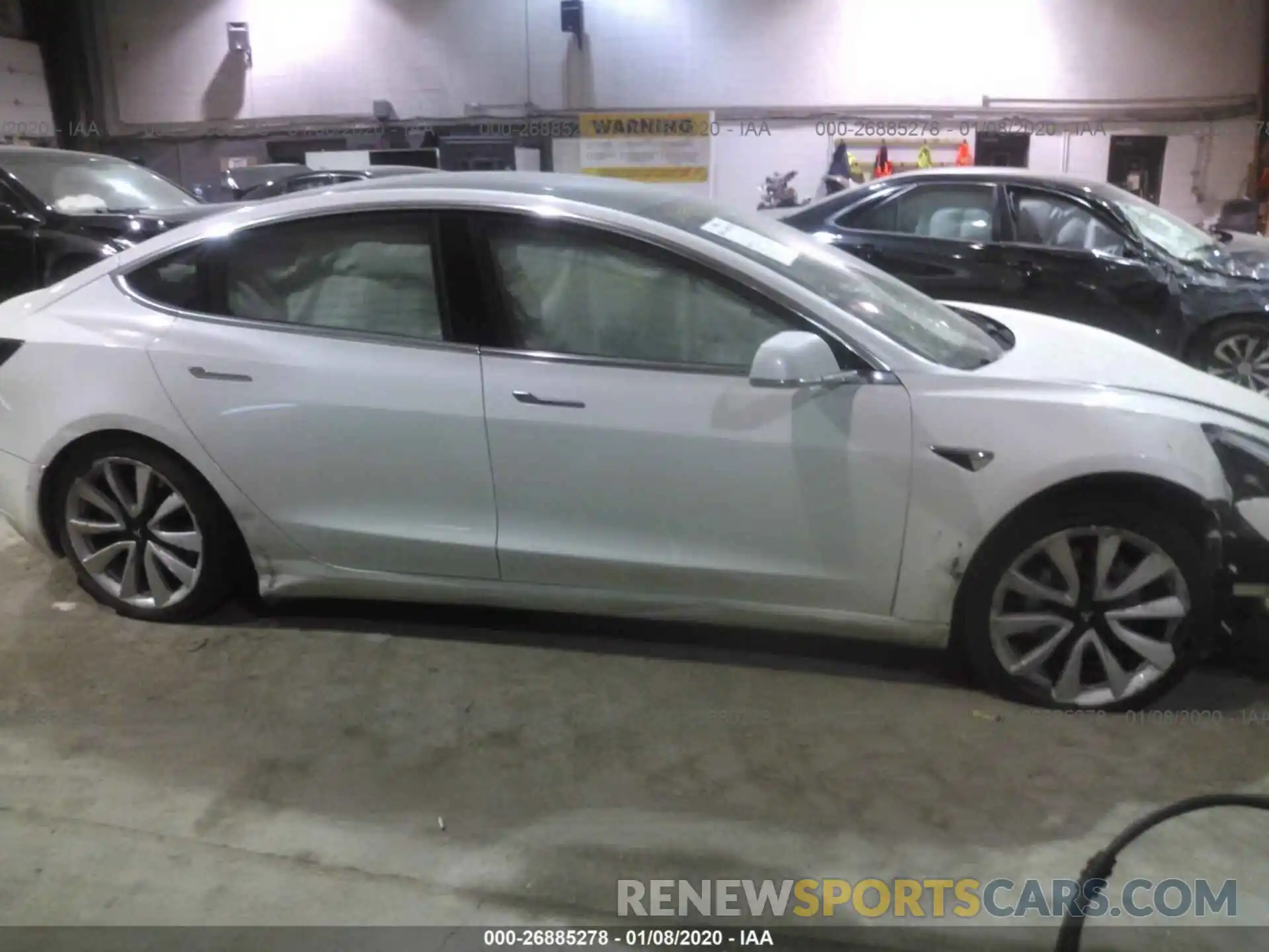 6 Фотография поврежденного автомобиля 5YJ3E1EB4KF442427 TESLA MODEL 3 2019