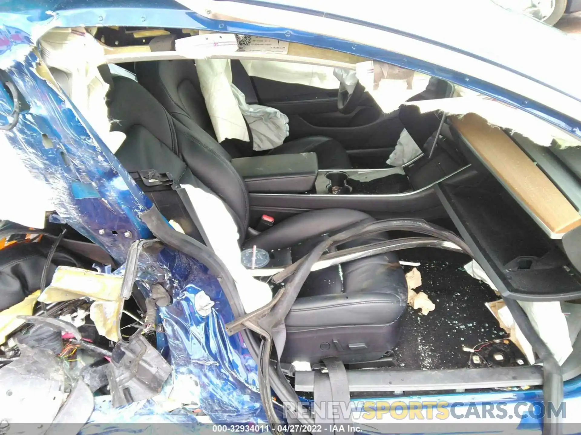 5 Photograph of a damaged car 5YJ3E1EB4KF452679 TESLA MODEL 3 2019